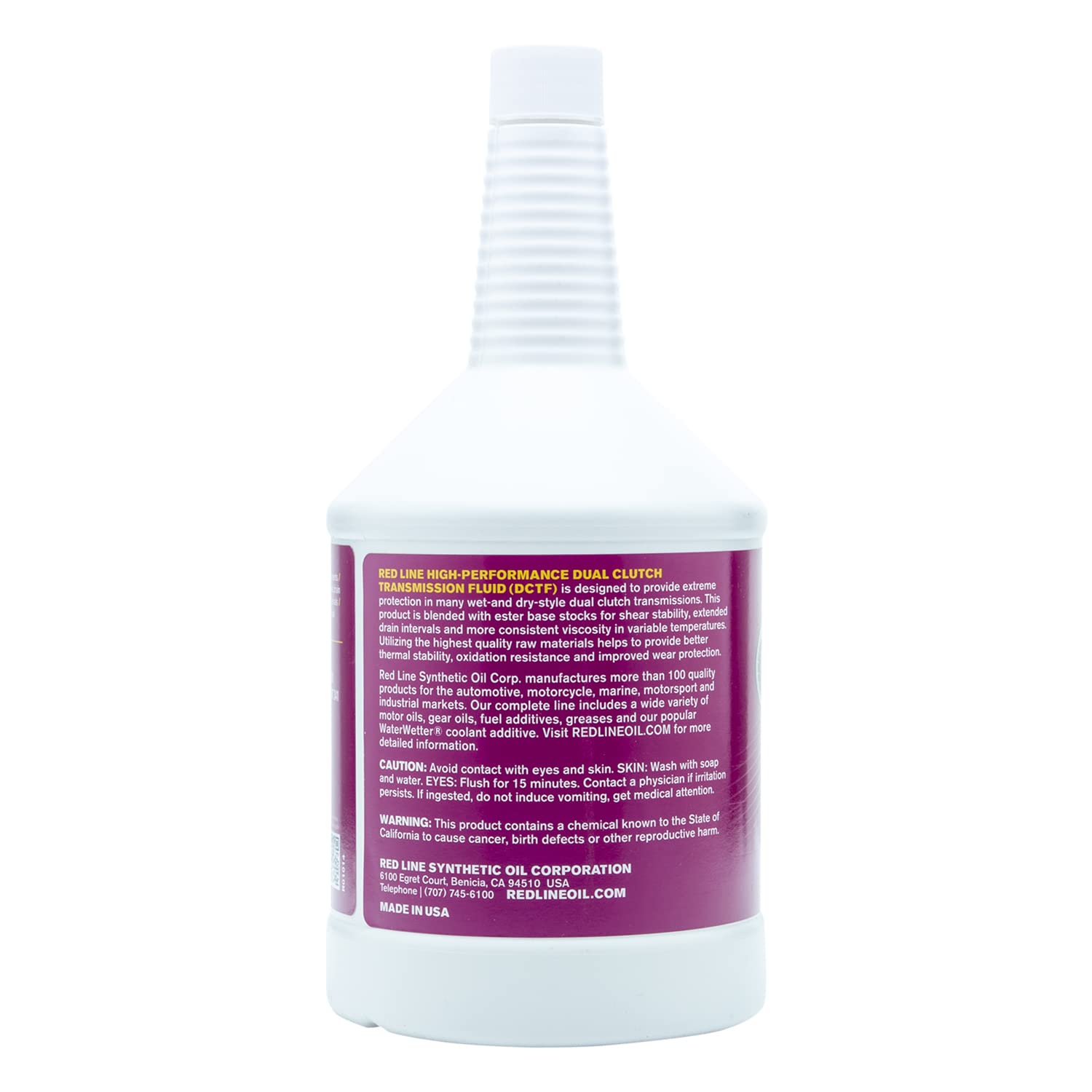 Full Synthetic Red Line High Performance Dual Clutch Transmission Fluid (DCTF) - 1 Quart