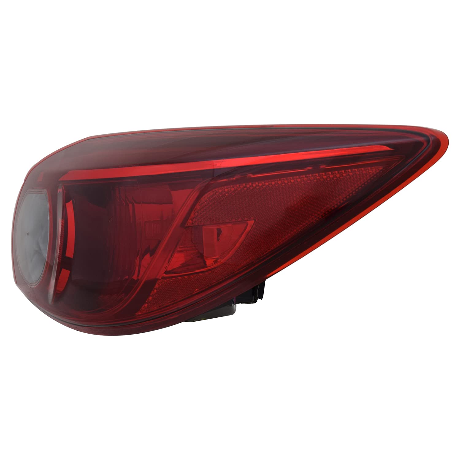 Right TYC Tail Light Assembly Compatible with 2014-2018 Mazda Mazda3