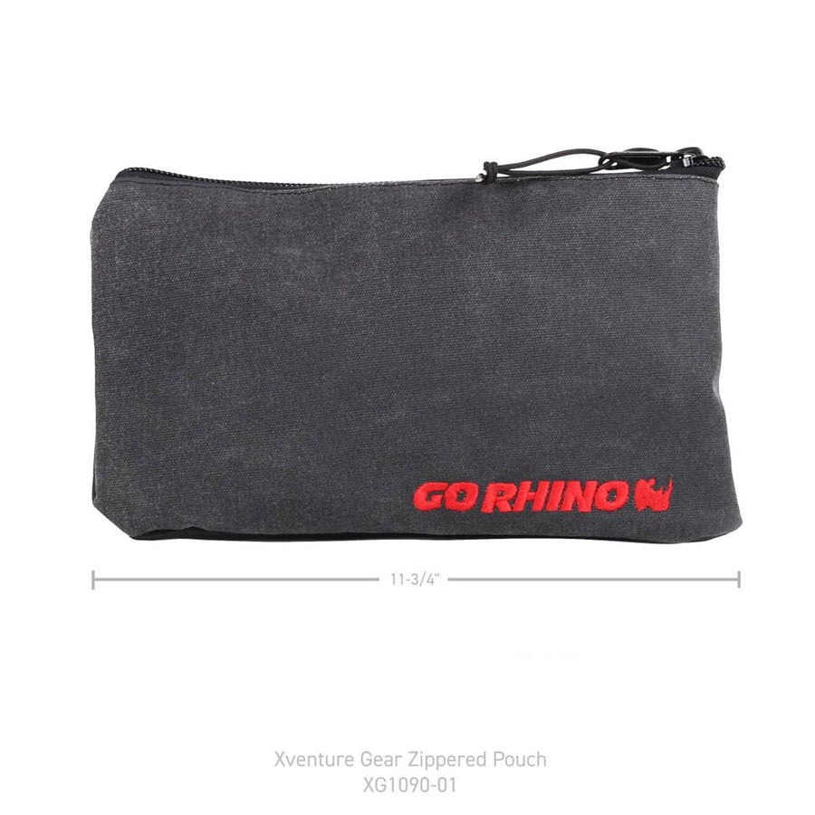 Zippered Pouch Go Rhino | 7" x 11.5" | XG1090-01