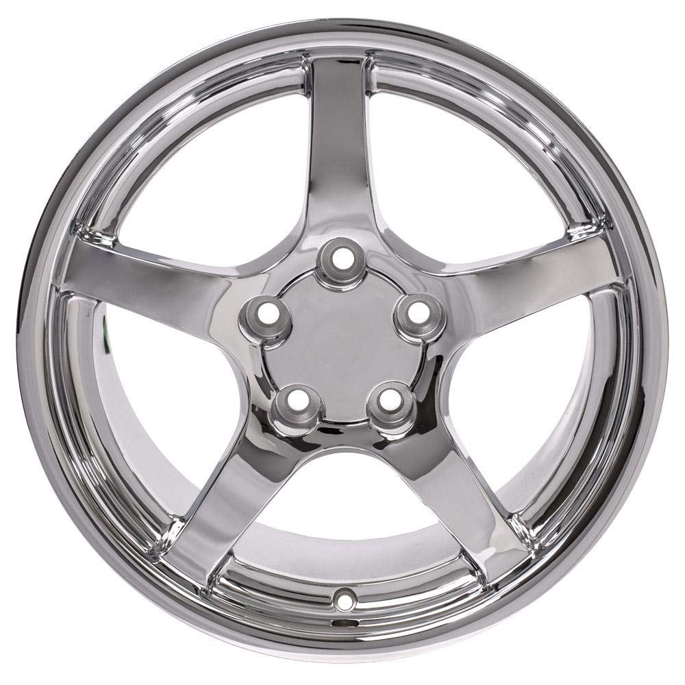 CV05-D17095-5475-54C Chrome Wheel OE Wheels LLC Painted (17 x 9.5 inches /5 x 120 mm, 54 mm Offset)