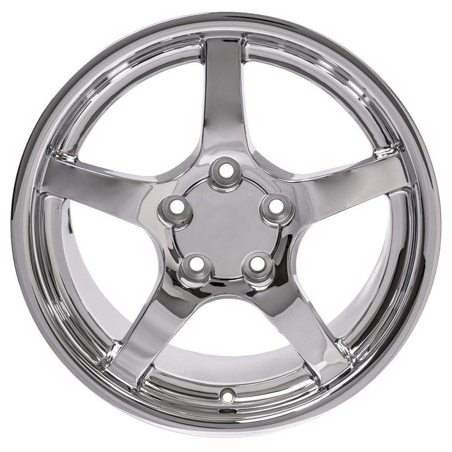 Chrome Wheel OE Wheels LLC CV05-D18095-5475-54C Painted (18 x 9.5 inches /5 x 120 mm, 54 mm Offset)