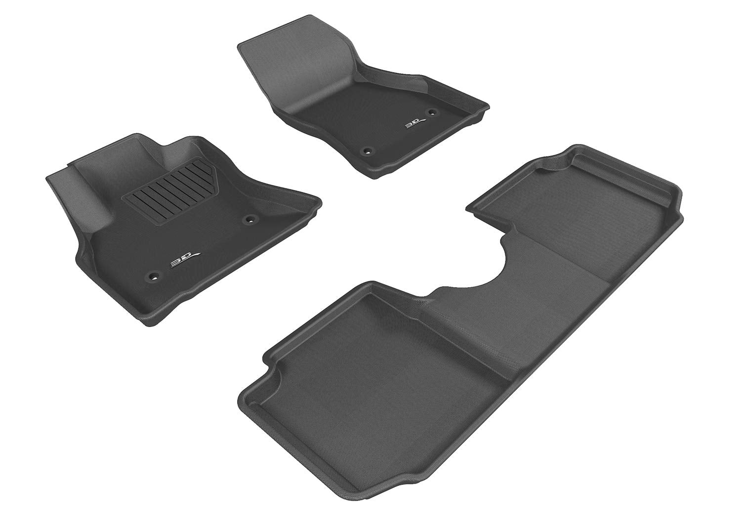 Kagu Floor Mat 3D MAXpider Custom Fit (Black) Compatible with Flat 500L 2014-2020 - R1 R2
