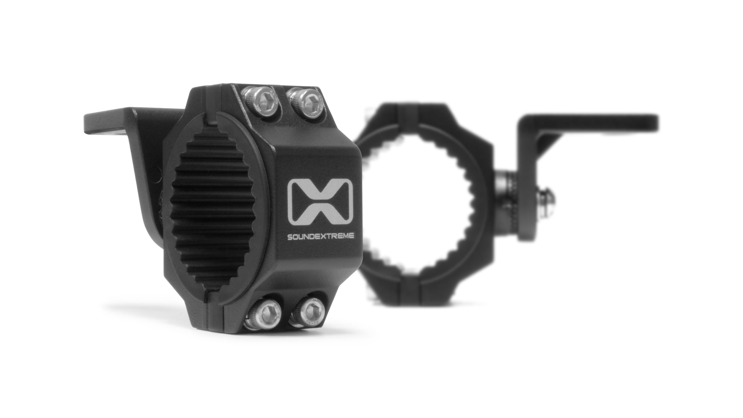 LED Whip Light Mounting Bracket SoundExtreme SE V8 2PC Heavy Duty Aluminum 360 Degree Rotation for 1.75-inch to 2-inch Roll Cage Bar Applications (Set of 2)
