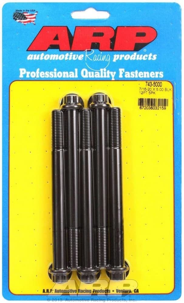 Bolt Kit ARP - 12pt 5pk 7/16-20 x 5.000