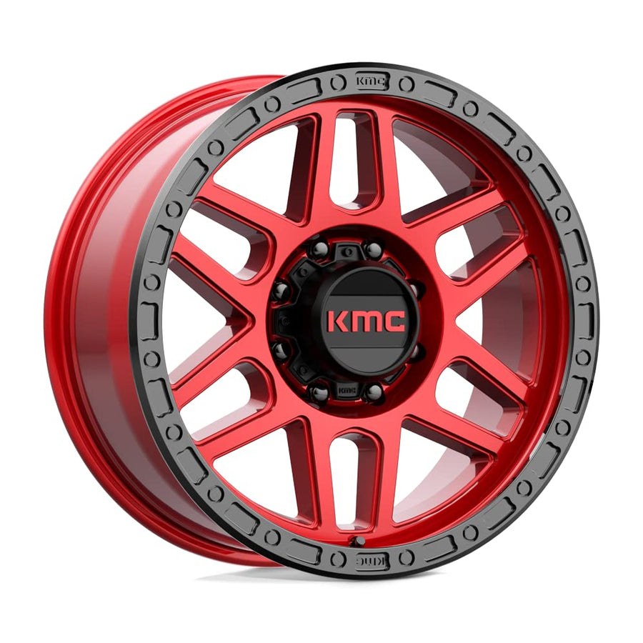 KMC Wheels 20X9 MESA 8X1805 0mm CANDY RED WITH BLACK LIP - KM54429088900