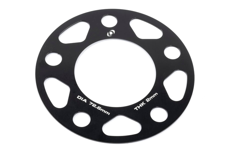 Dinan Wheel Spacers D210-2032 5x120 Bolt Circle - 72.6mm Center Bore - 2mm Thick - Pair