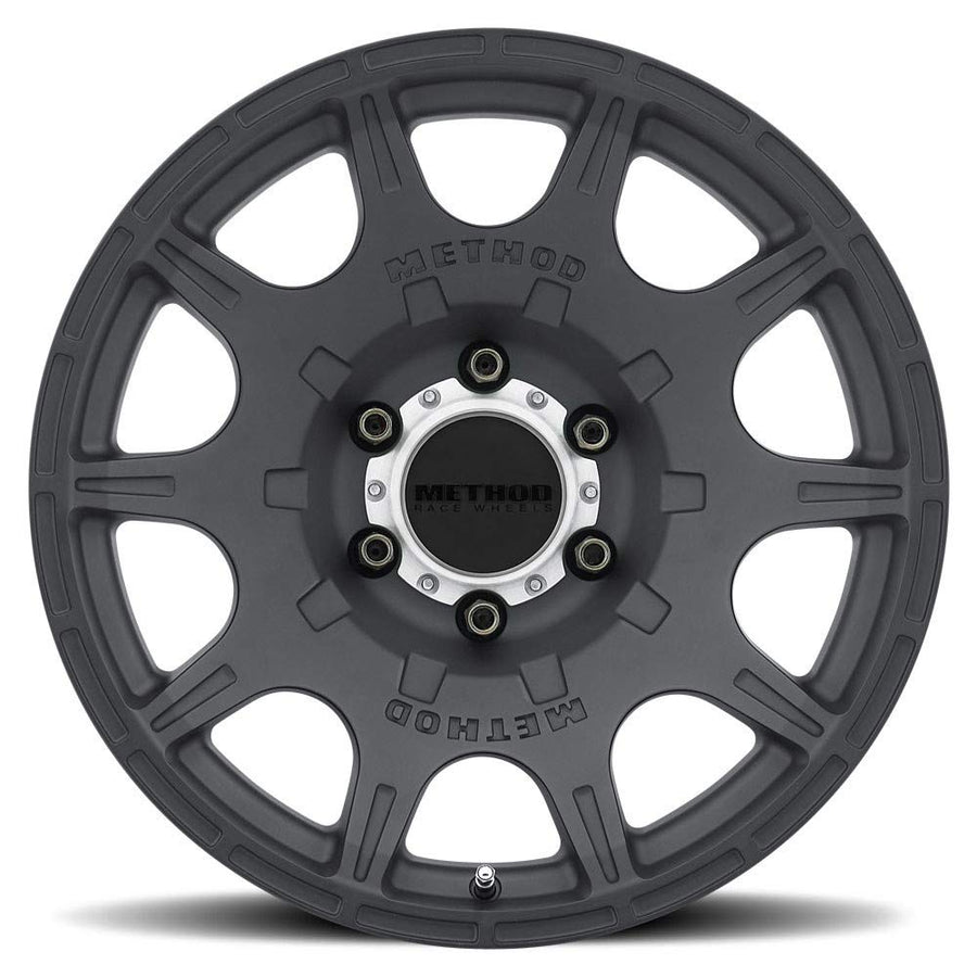 308 Method Race Wheels Roost Matte Black 18x9" 6x5.5", 18mm offset 5.75" Backspace, MR30889060518
