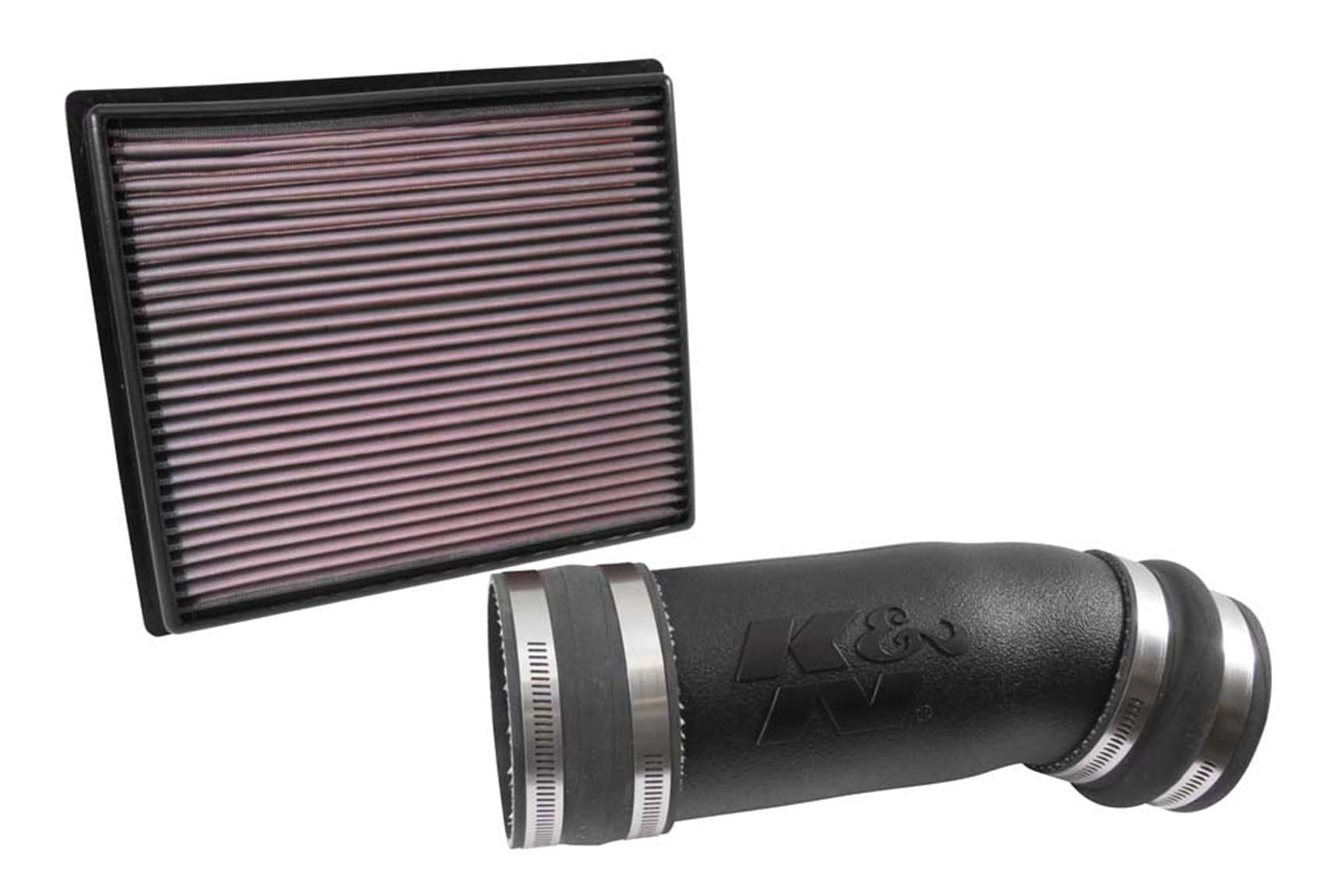 Cold Air Intake System K&N: High-Flow Air Filter, Increase Performance & Towing: Compatible with 2012-2021 Toyota, Sequoia, Tundra, 57-9036