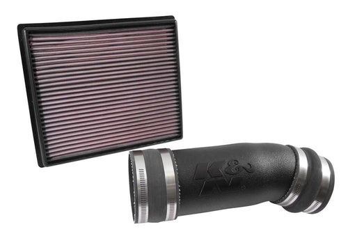 Cold Air Intake System K&N: High-Flow Air Filter, Increase Performance & Towing: Compatible with 2012-2021 Toyota, Sequoia, Tundra, 57-9036