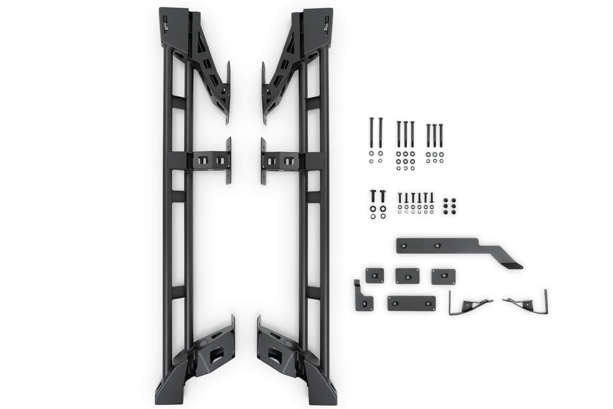 FS-15 DV8 Offroad Rock Sliders for The 2003-2009 Lexus GX 470 | Rugged 3-Point Frame Mounted Design | Dual Tube Design for Maximum Protection | High and Tight for Extra Clearance