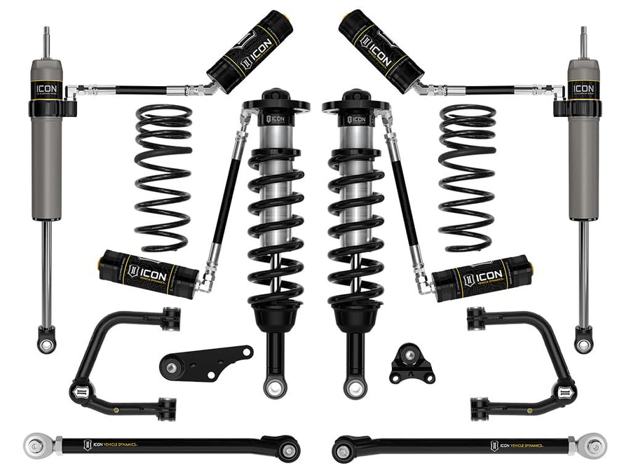 2024-2025 Toyota Tacoma ICON 1.25-3" Lift, Stage 7 Suspension System, Tubular, Overland Rear Springs