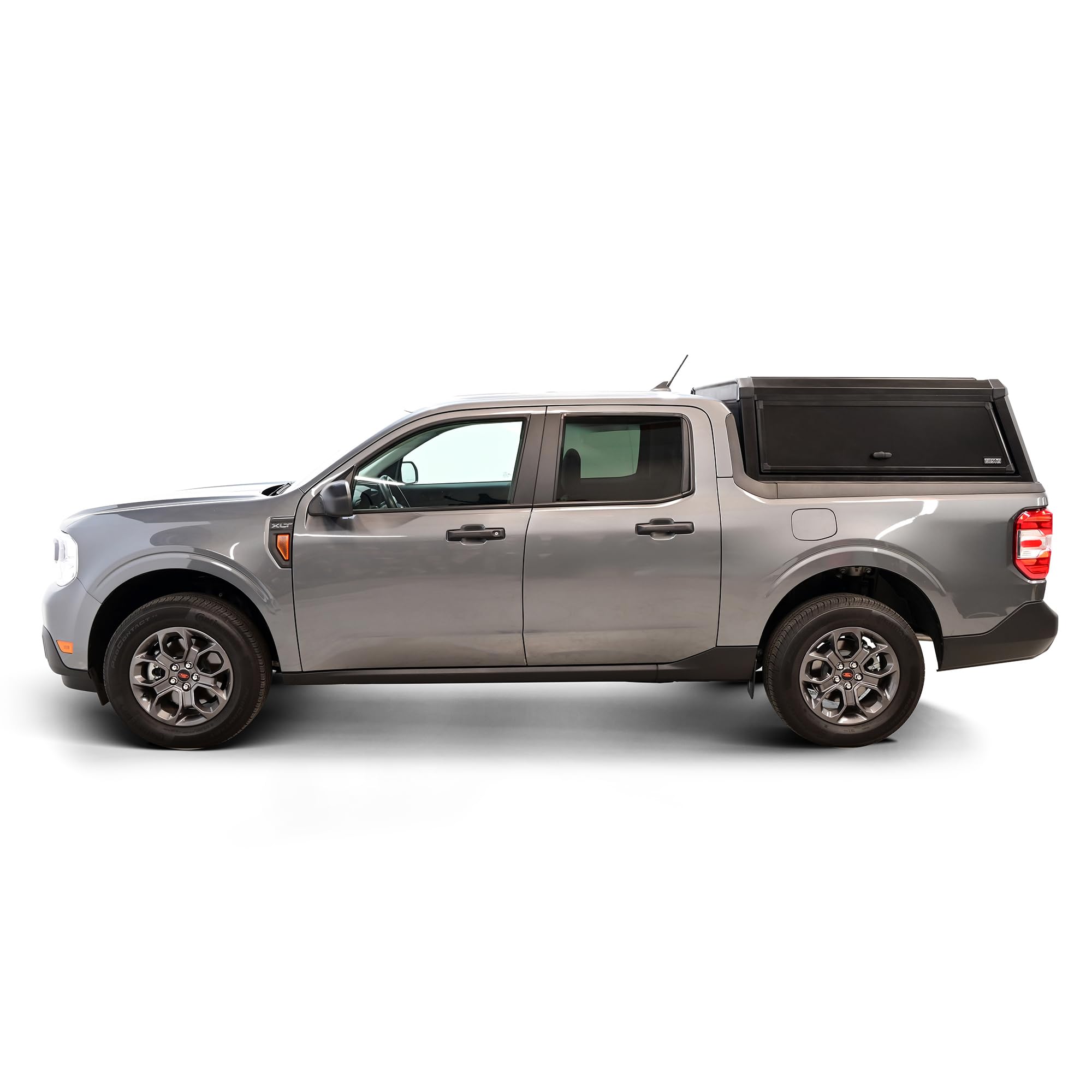 Westin EXP Truck Cap Hi-Top 16-15795 with Solid Front Glass fits 2022-2024 Maverick Hi-Top Matte Black