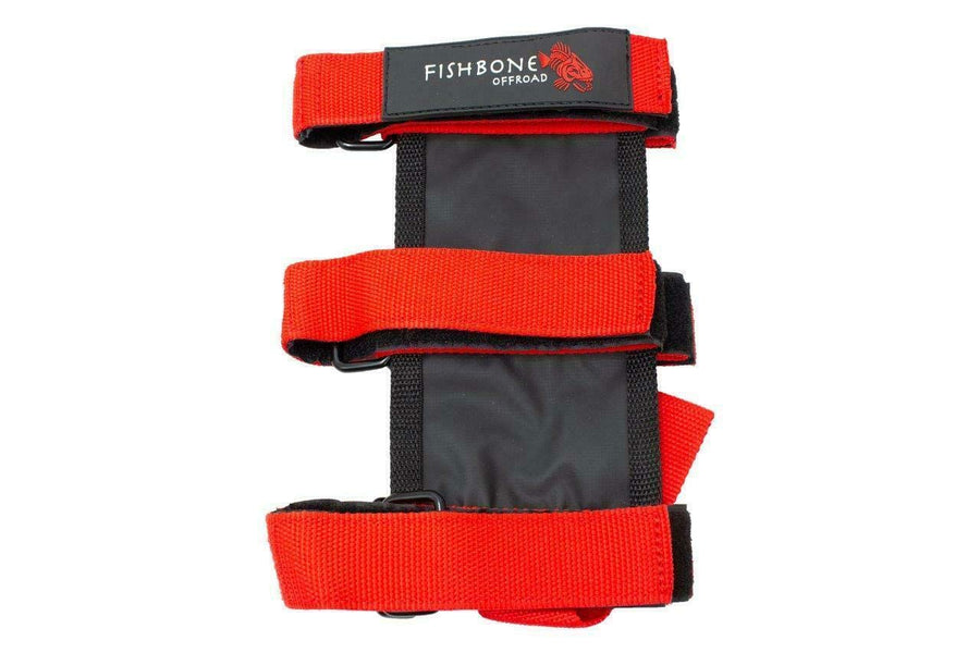 Fire Extinguisher Holder Fishbone Offroad FB55155 - Red