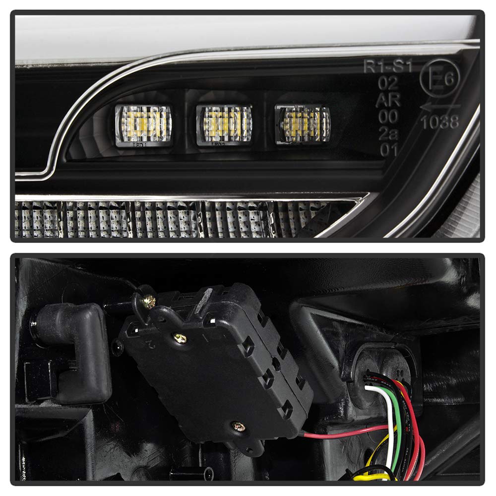Ford Focus Spyder 5Dr Hatchback 15-17 LED Sequential Indicator LED Reverse LED Tail Lights - Black