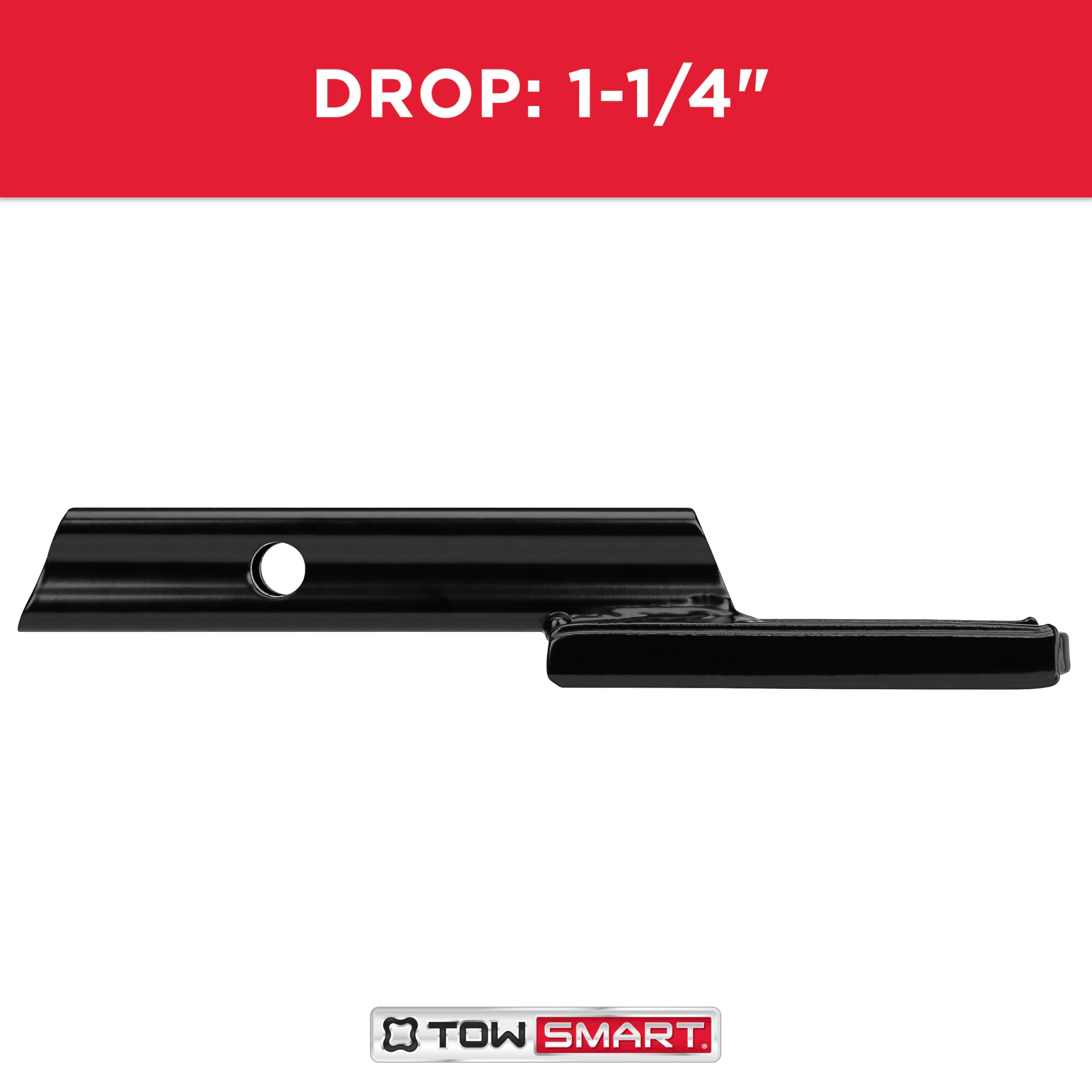 TOWSMART 1-1/4 in. Drop Class II, 3,500 lb. x 3/4 in. Rise x 3/4 in. Shank, X-Mount Trailer Hitch Ball Mount