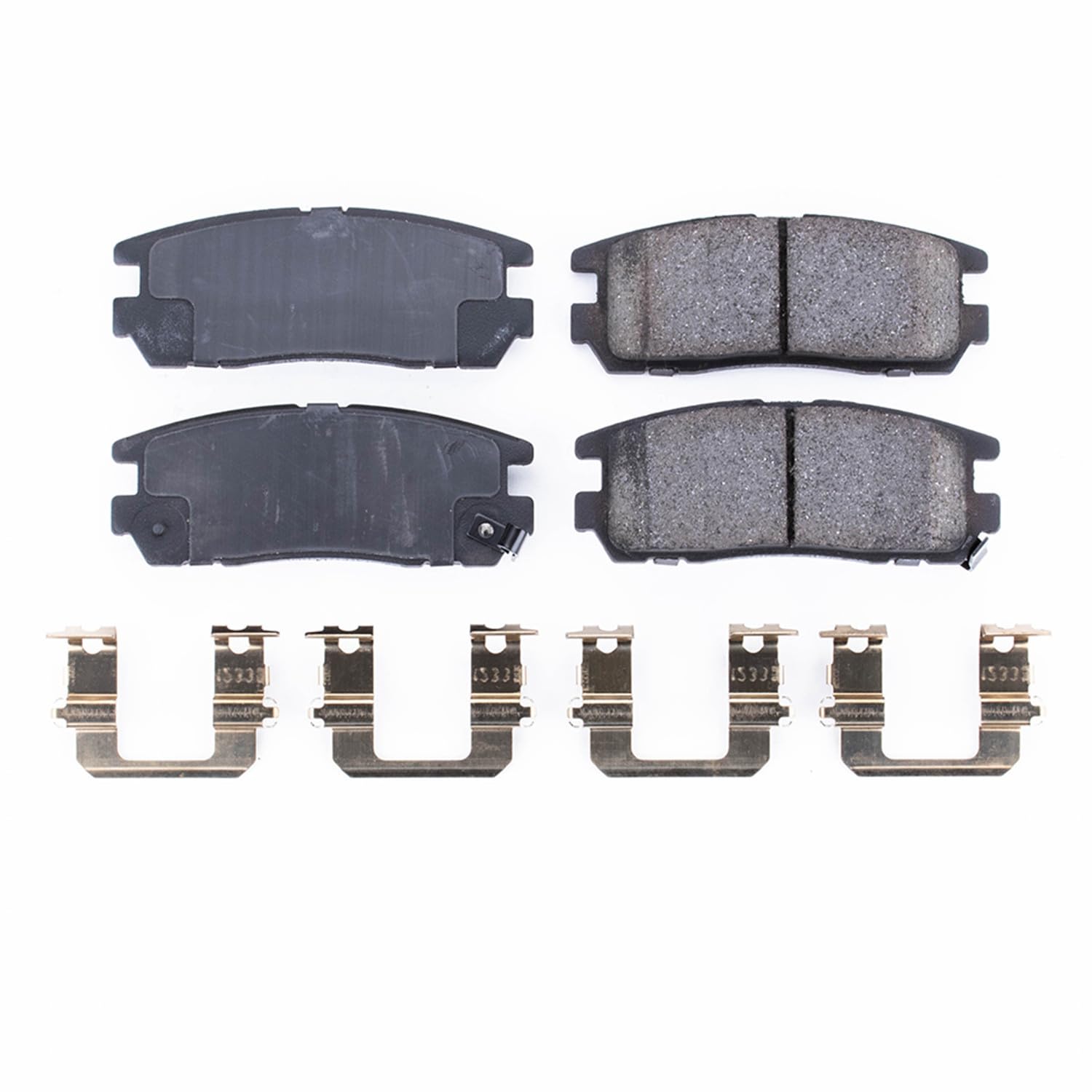 Power Stop Front Brake Kit For Acura SLX 1996-99 |Honda Passport 1994-02 |Isuzu Rodeo 1994-04 |Amigo 1998-00 |Axiom 2002-04 |Isuzu Amigo 1993-94 - Ceramic Brake Pads With Installation Hardware, 17-580