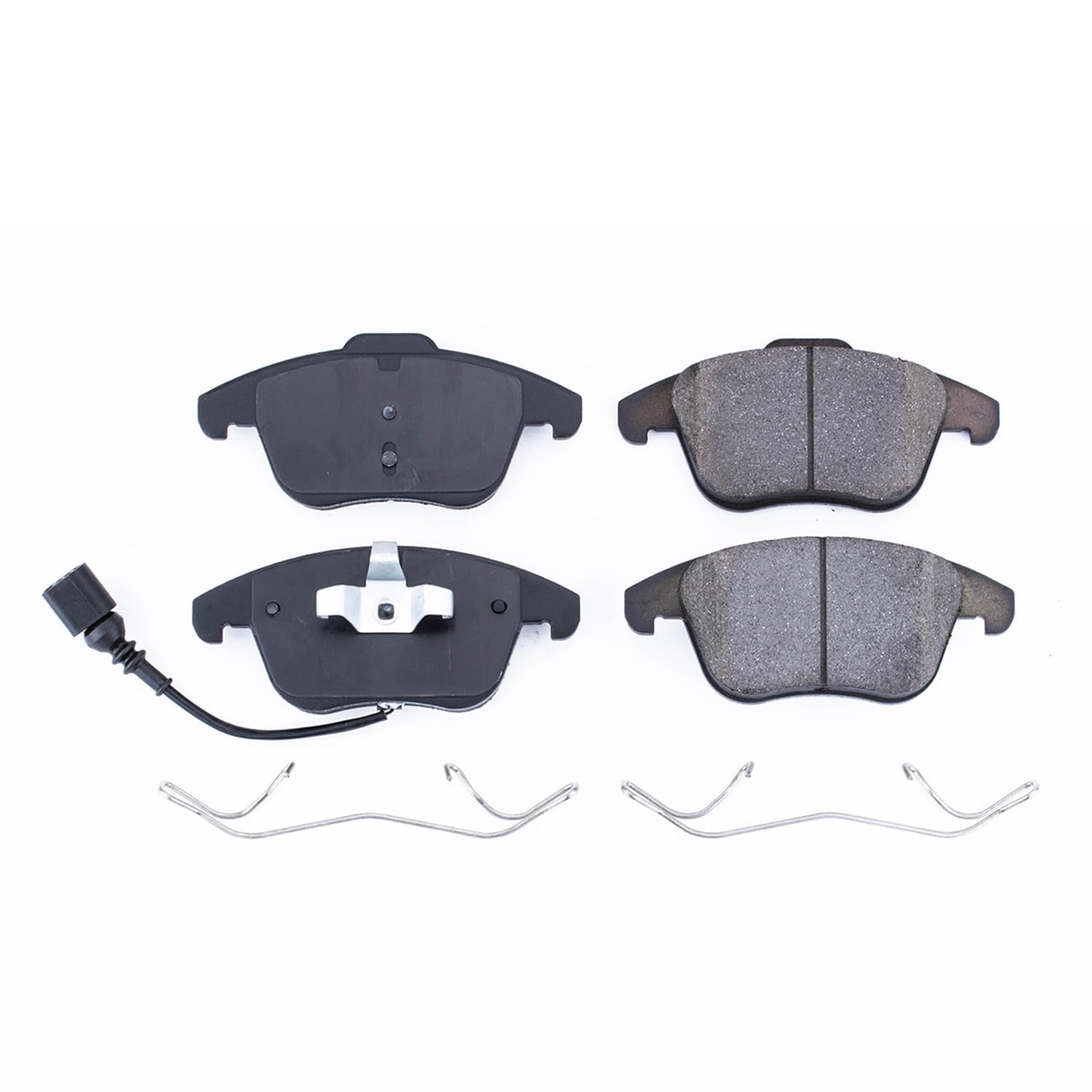 Power Stop Brake Kit Front For Audi Q3 2015-18 |Q3 Quattro 2015-18 |Volkswagen Passat 2012-20 |Tiguan 2009-17 |Tiguan Limited 2017-18 - Ceramic Brake Pads With Installation Hardware, 17-1375