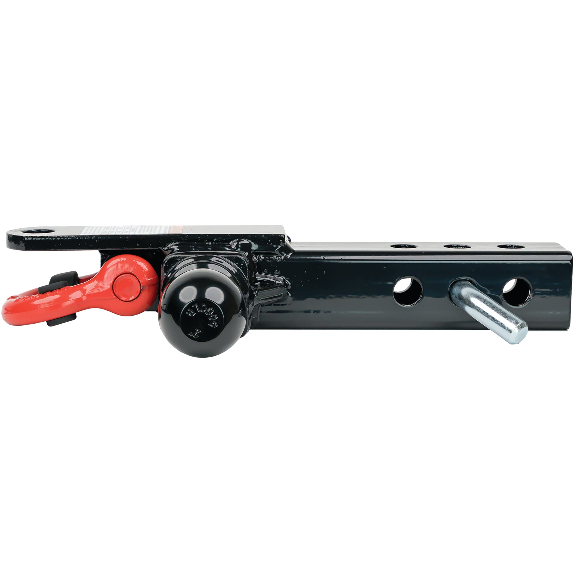 Tek ATV/UTV Elite 4-Way Hitch 1/7/8", 2" Ball mounts | Pin Pull | Towing Shackle