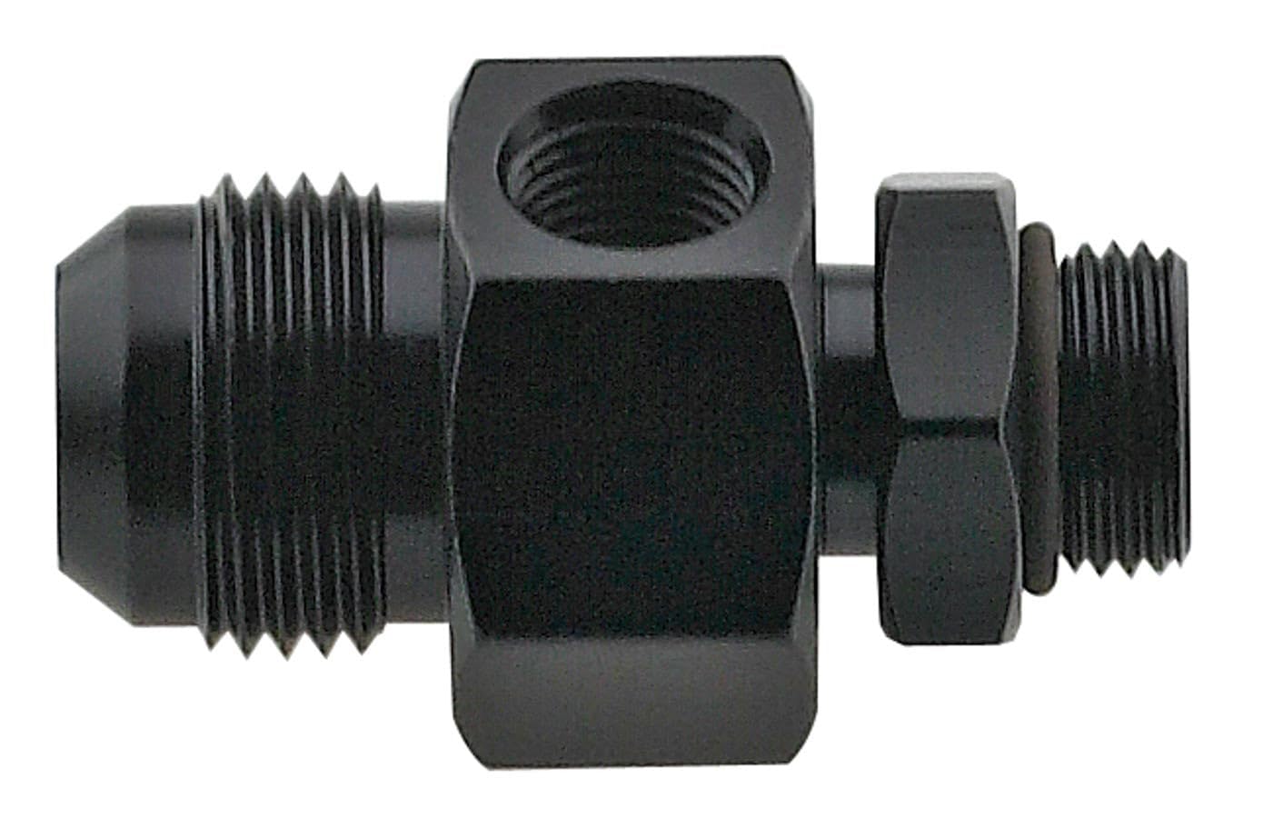 Bypass -12AN Fragola Fitting Return Inlet - Black