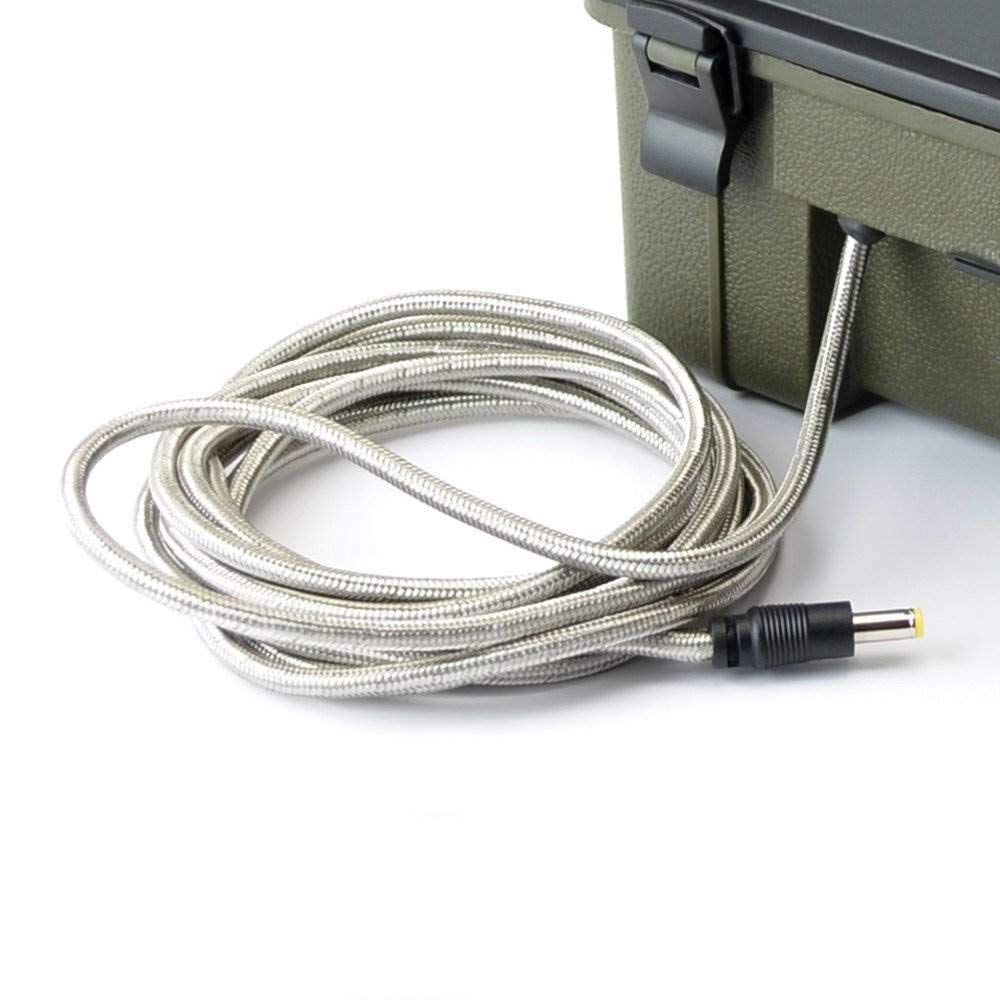 HME 12V/Solar Trail Camera Auxiliary Power Pack Durable Weather-Resistant Housing Easy Installation & Versatile Compatibility, Black