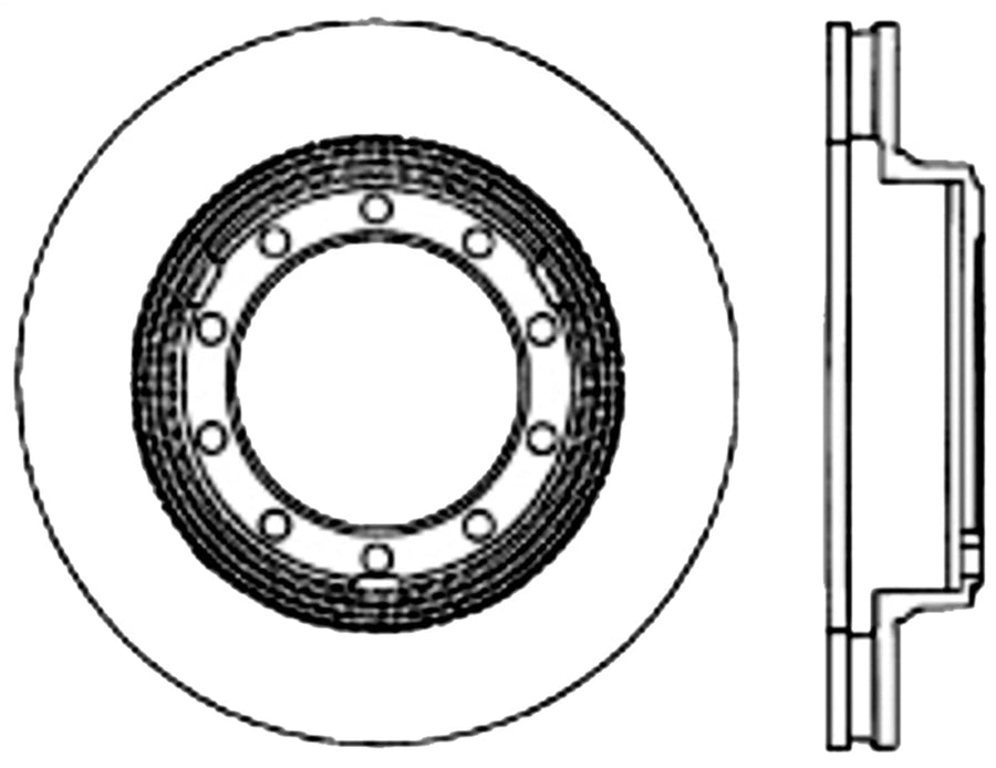 Premium Brake Rotor NEW CENTRIC 120.83014CRY with E-Coating