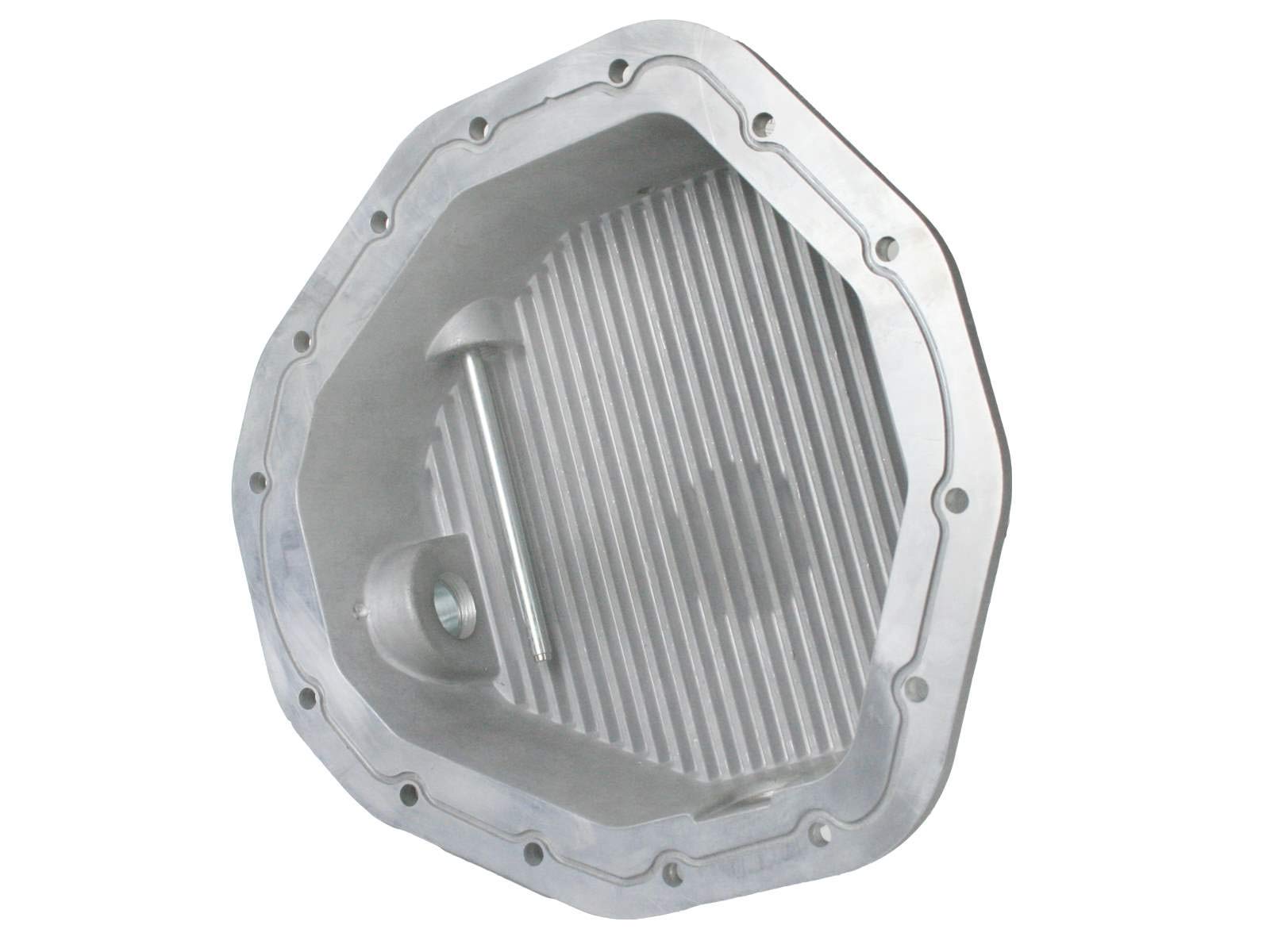 aFe POWER Rear Differential Cover Pro Series Black w/Machined Fins - #46-70092 - Dodge Diesel Trucks 03-05 L6-5.9L (td)