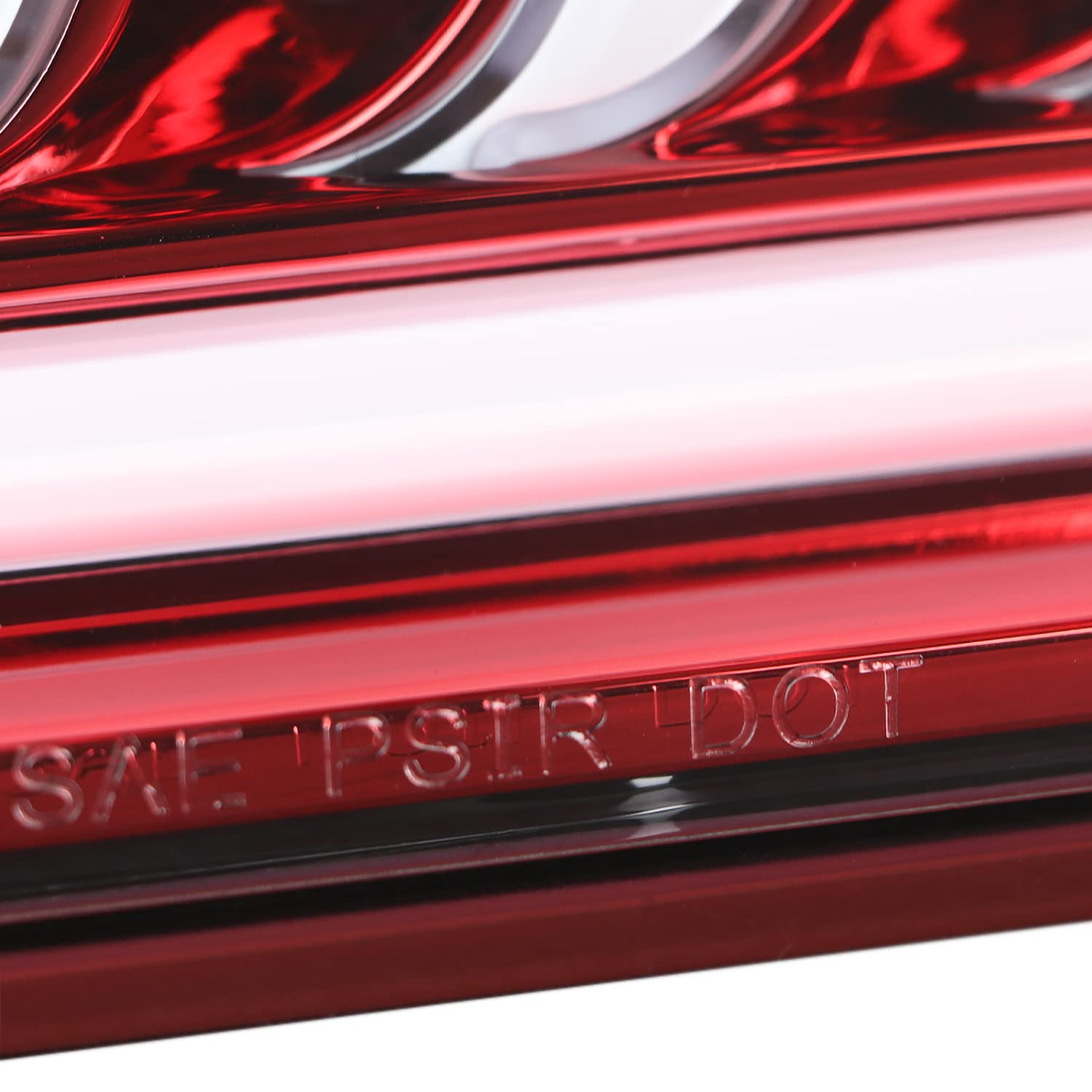 LED Tail Lights Spec-D Tuning Red Lens Compatible with 2016-2018 Chevy Camaro with factory LED type tail lights, Left + Right Pair Assembly