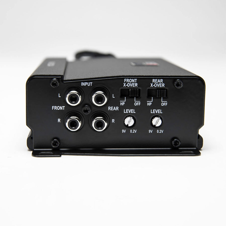 MB Quart NA2-320.4 Four Channel Compact, 320 watt Powersports Amplifier, Black