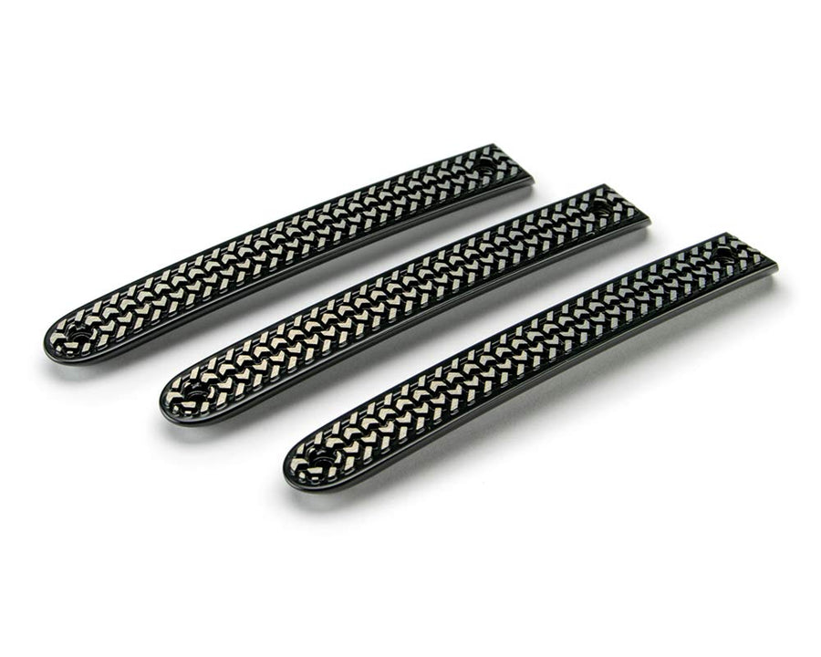D-JP-190015-TT-3 | DV8 Offroad | Door Handle Insert Set fits 2007-2018 Wrangler JK | Tire Tread Design | Aluminum Construction