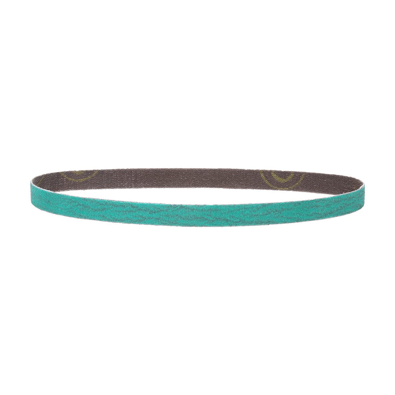 3M™ Abrasive File Belt Green Corps™ 36517, 60 Grit, 1/2 in x 18 in (12.7 mm x 457.2 mm), 20 Belts/Carton, 5 Cartons/Case