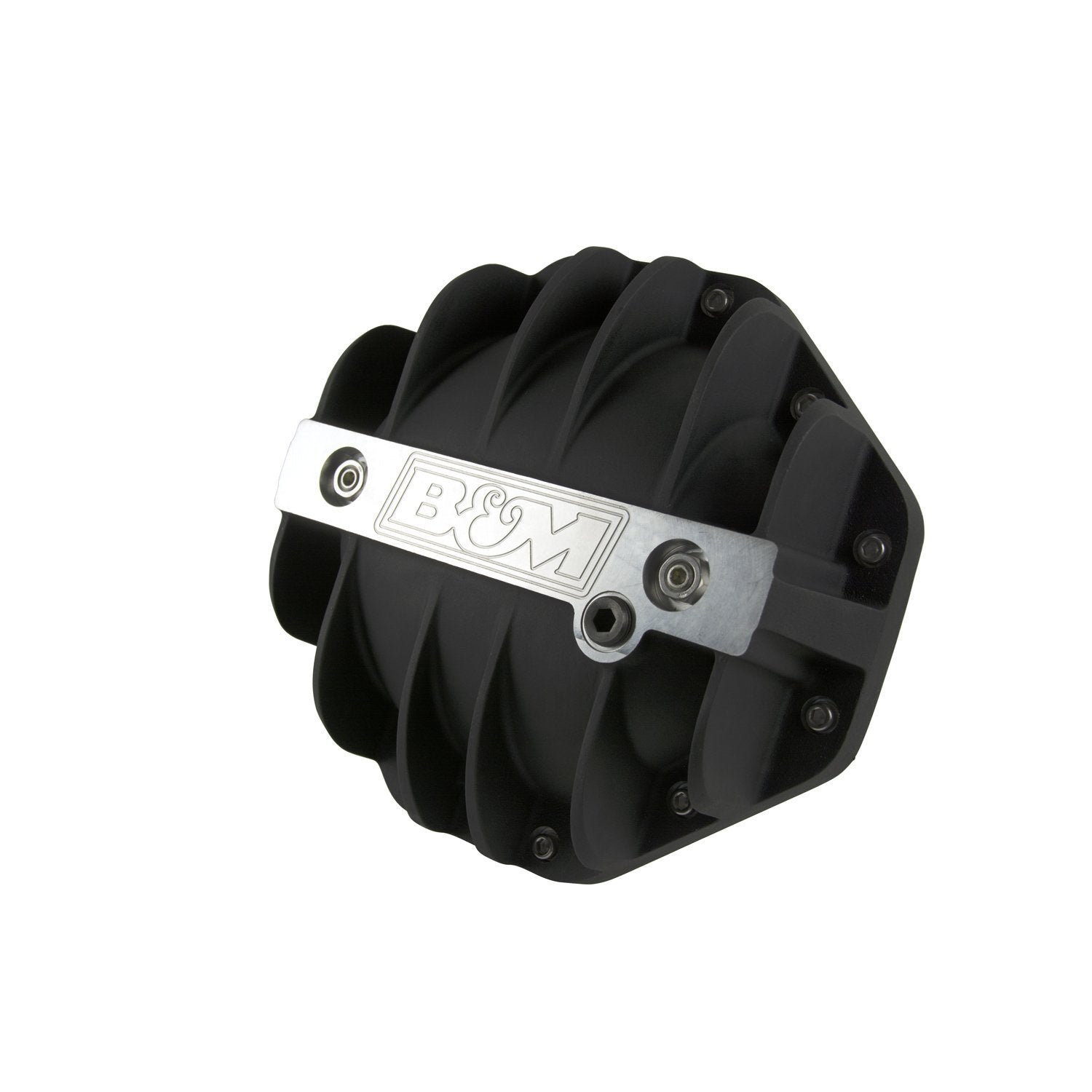 Chrysler 9.25" B&M Racing Differential Cover-Black, Cast Al