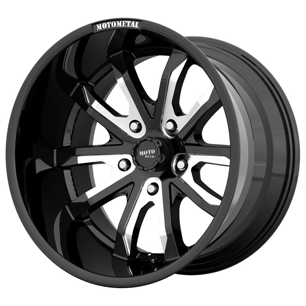 Moto Metal 20X9 MO983 G-BLK MILL -12MM - MO98329050312N 5X5.0