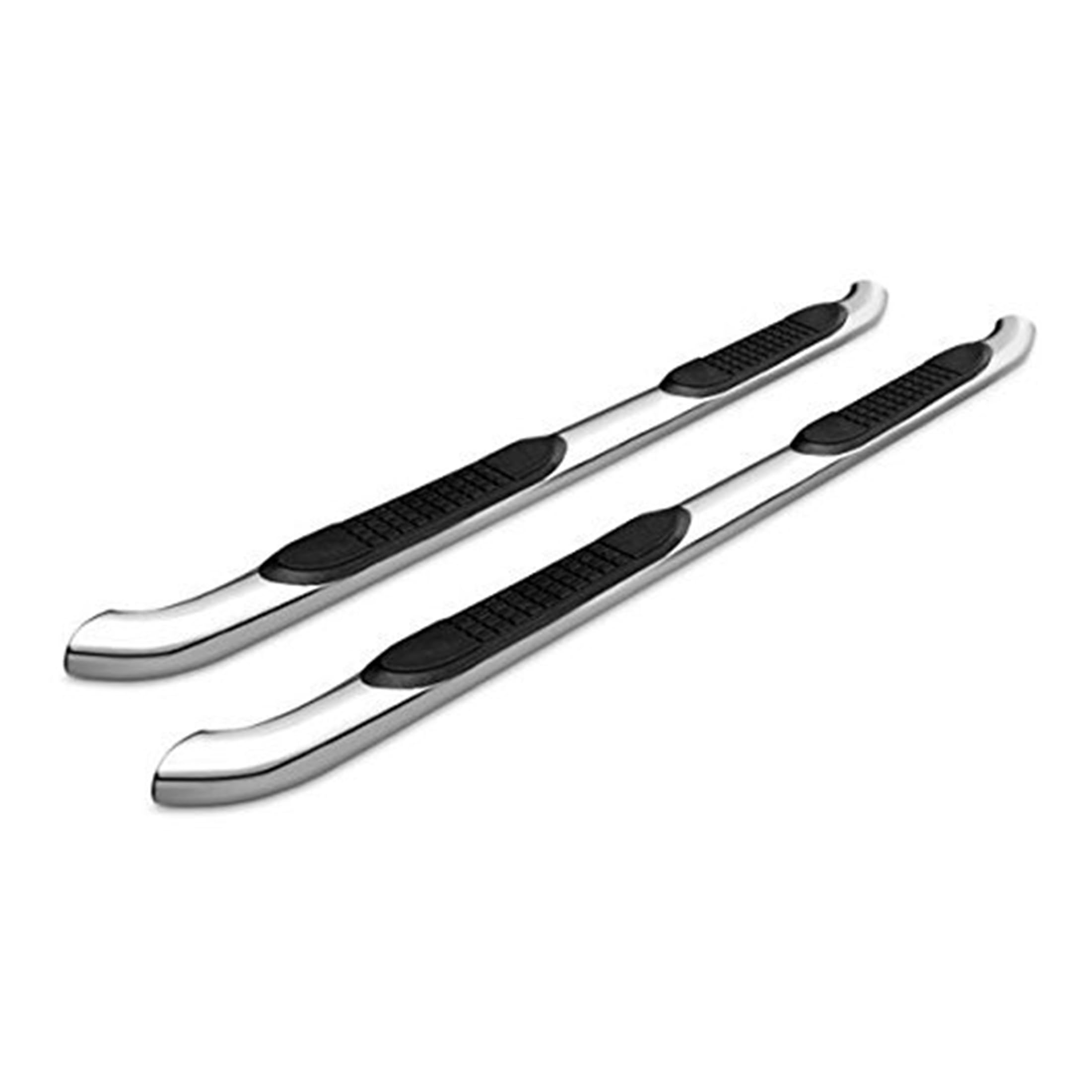 3in Black Horse Side Steps Stainless Steel Compatible with 2019-2025 Ram 1500 Crew Cab-9BDG305SS