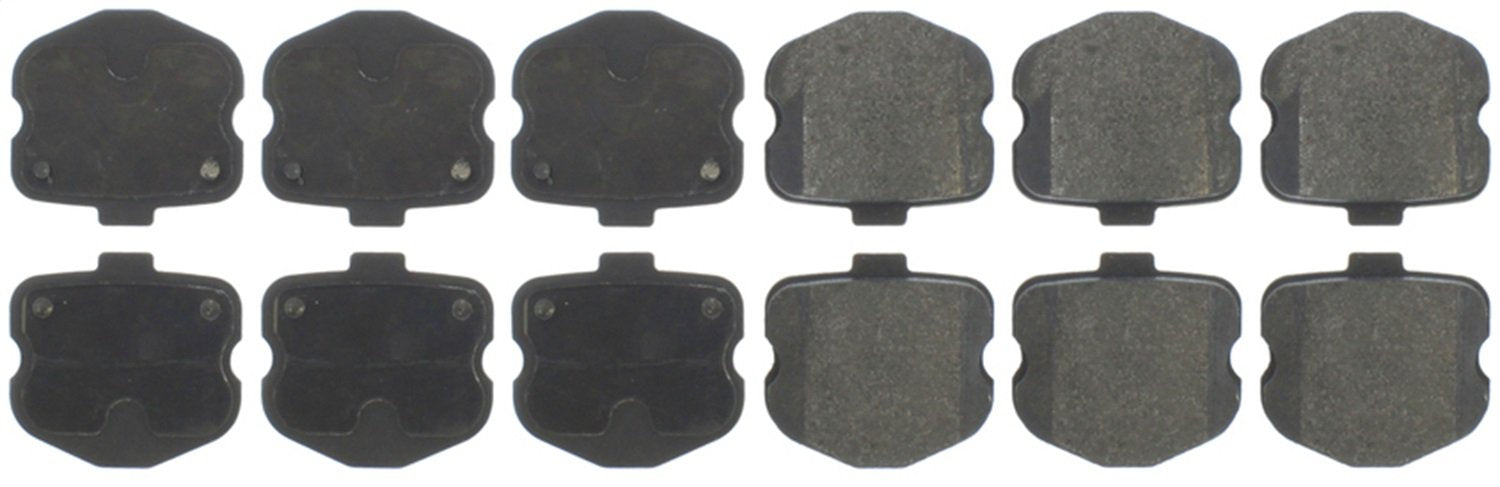 Front StopTech 308.11850 Brake Pads with Shims; Street
