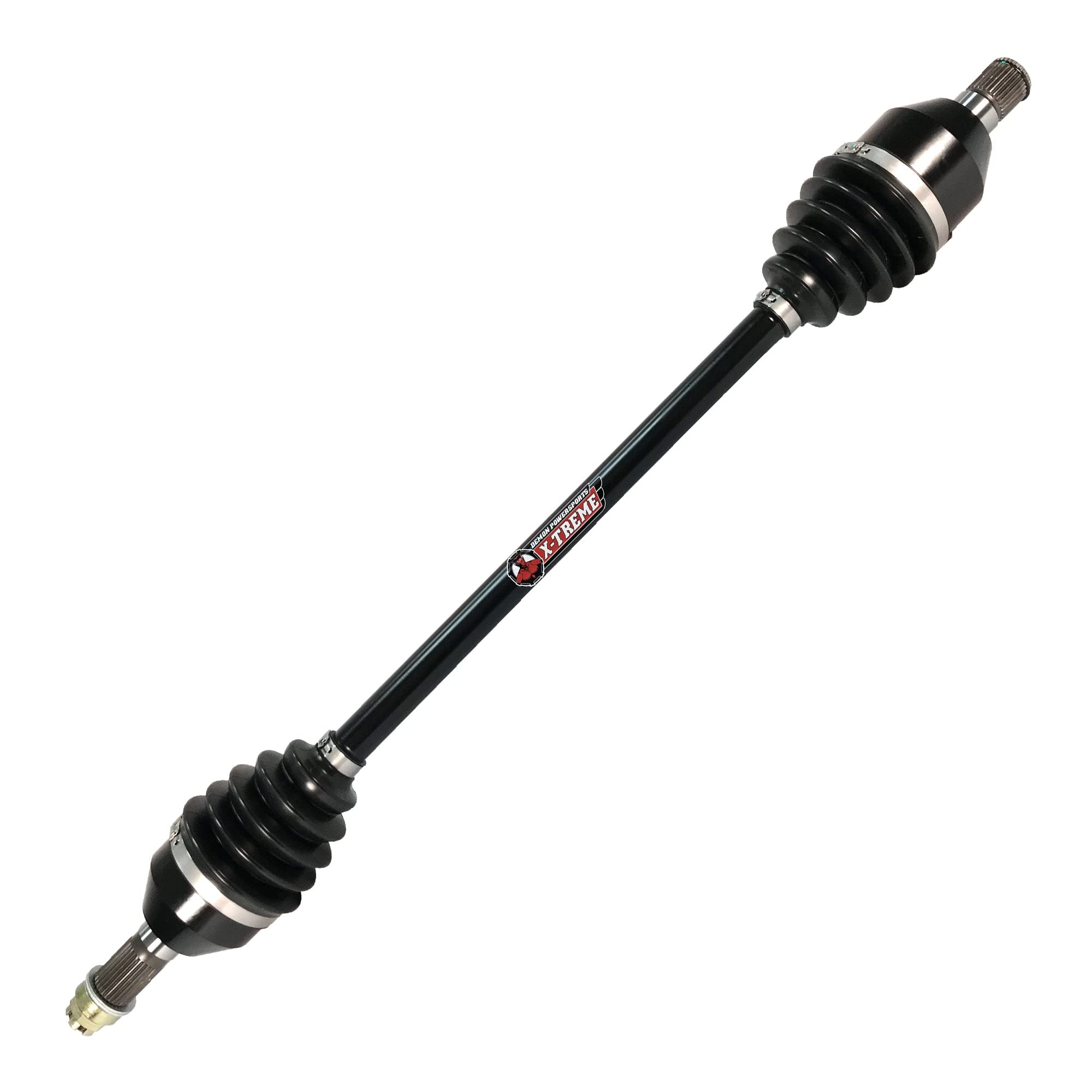 Demon Powersports Xtreme Heavy Duty Rear Left/Right Axle for (2017-21) Can Am Maverick X3/X3 MAX, 4340 Chromoly Steel Re-Engineered Cage Design & In Dual Heat Treated, 64 Inch Wide OEM: 705502154
