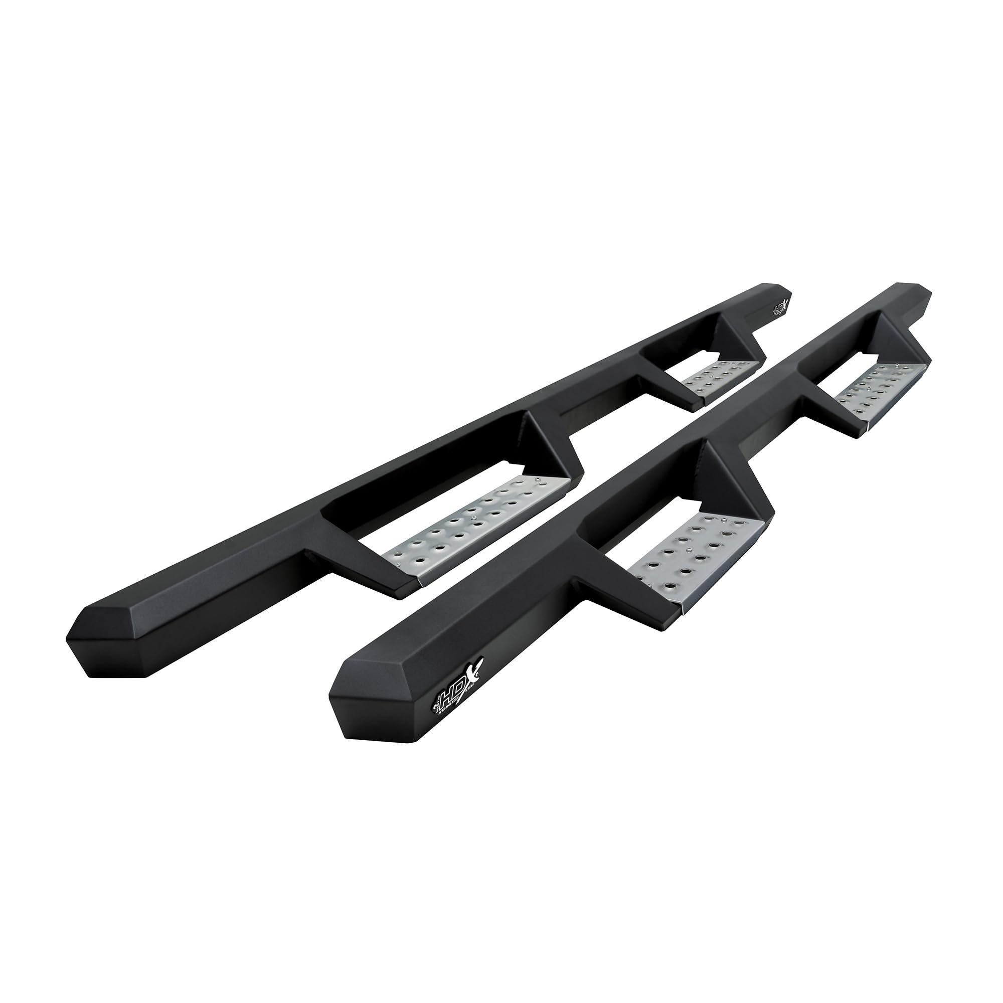 Westin HDX 56-116852 Drop Nerf Bars fits 1999-2013 Silverado Sierra 1500 2001-2019 Silverado Sierra 2500 3500 Extended Cab Textured Black Pair