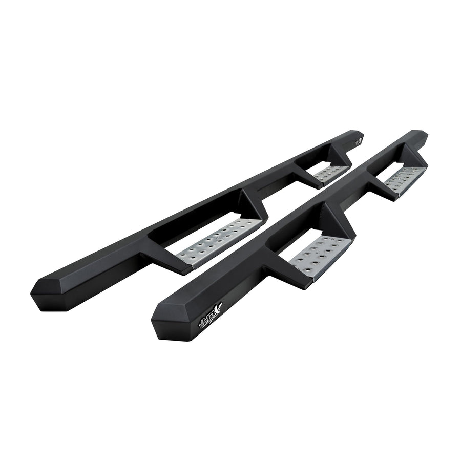 Westin HDX 56-116852 Drop Nerf Bars fits 1999-2013 Silverado Sierra 1500 2001-2019 Silverado Sierra 2500 3500 Extended Cab Textured Black Pair