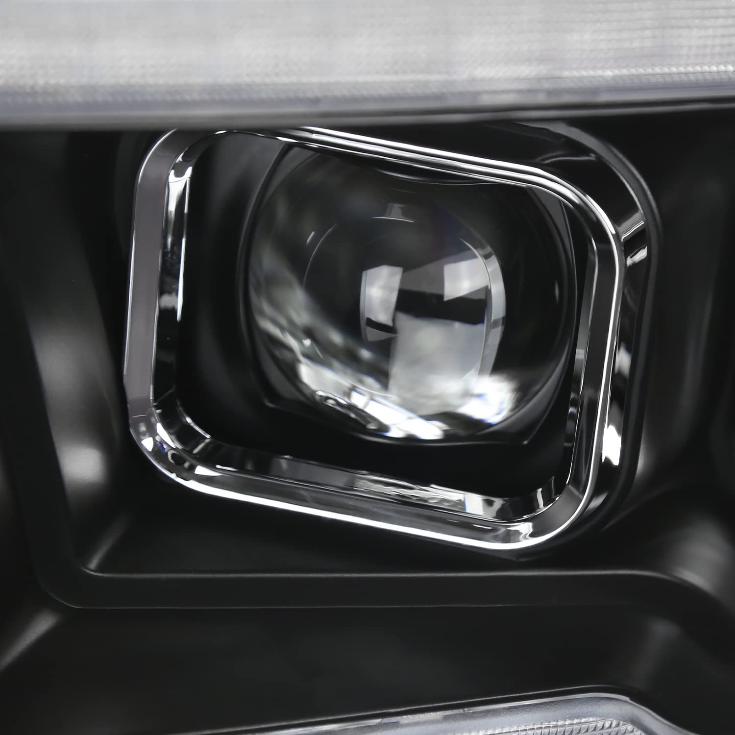 Matte Black SPEC-D TUNING Projector Headlights w/Sequential Switchback LED Turn Signal Compatible with 2009-2018 Dodge Ram 1500 2500 3500, 2019 Ram Classic, Left + Right Pair Headlamps Assembly