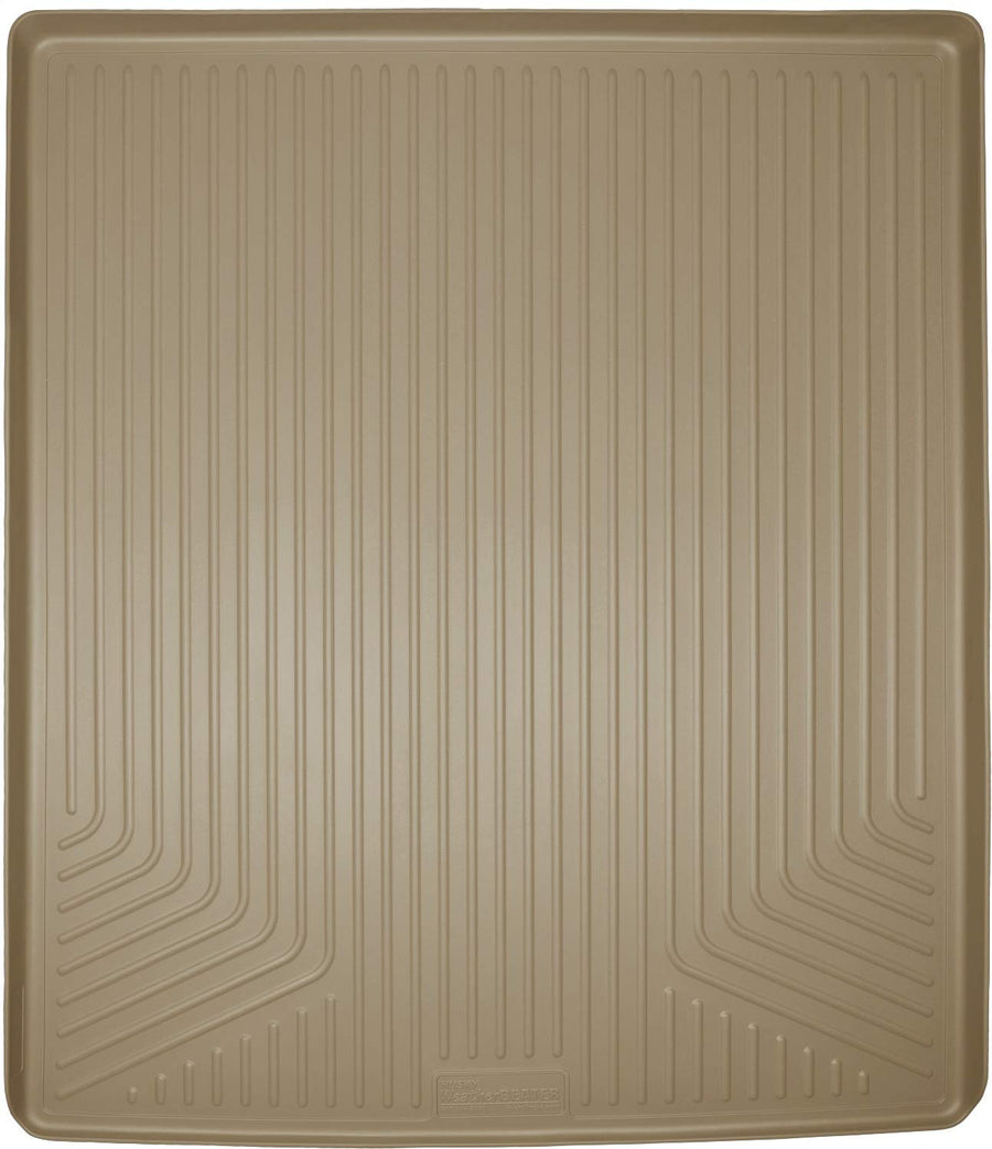 Weatherbeater Husky Liners | Fits 2015-2020 Cadillac Escalade ESV/Chevrolet Suburban/GMC Yukon XL - Cargo Liner Behind 2nd Row - Tan | 28233