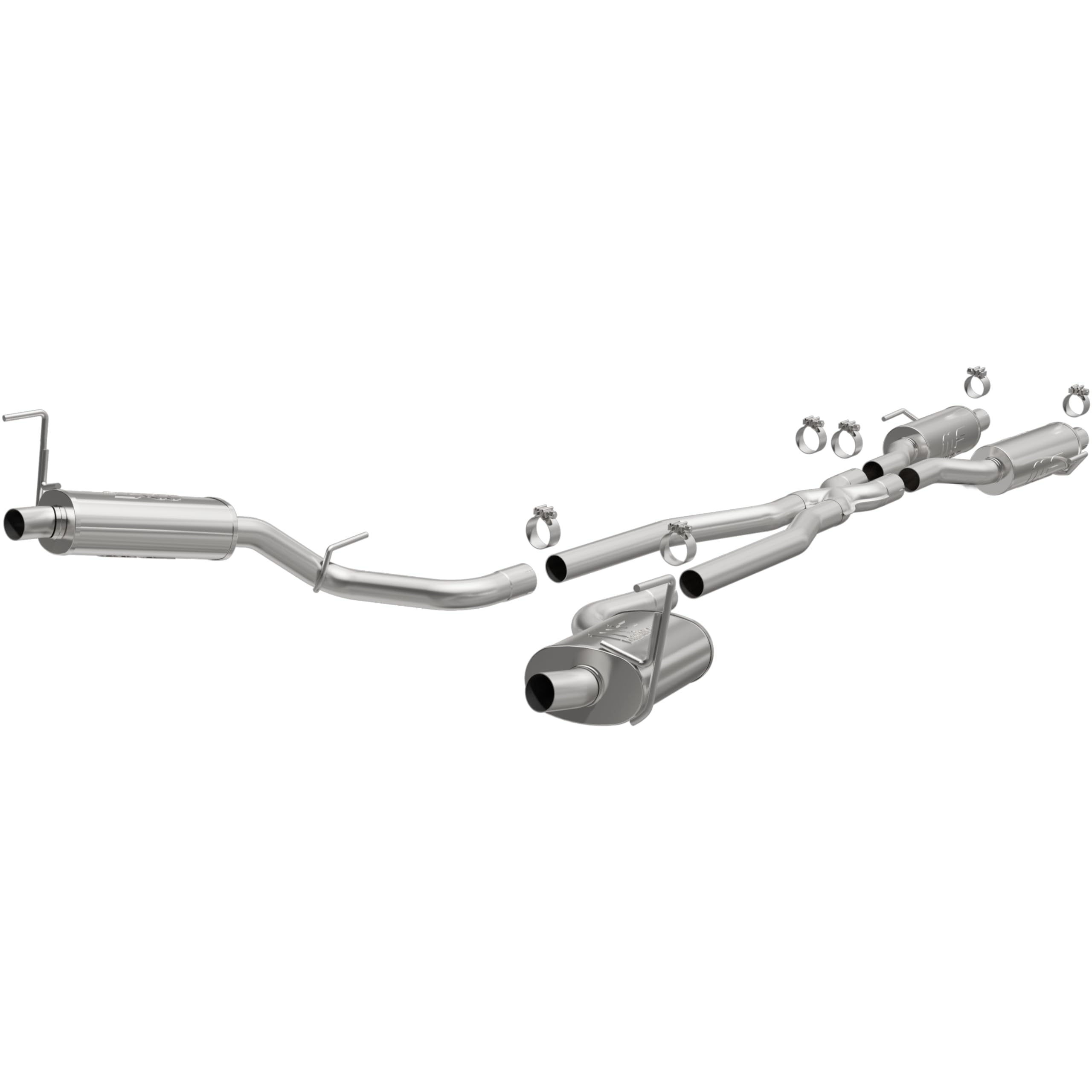 MagnaFlow Performance Exhaust System 19623: NEO Series, Cat-Back, Compatible with 2021-2024 Jeep Grand Cherokee L, Dual Split Rear Exit Style