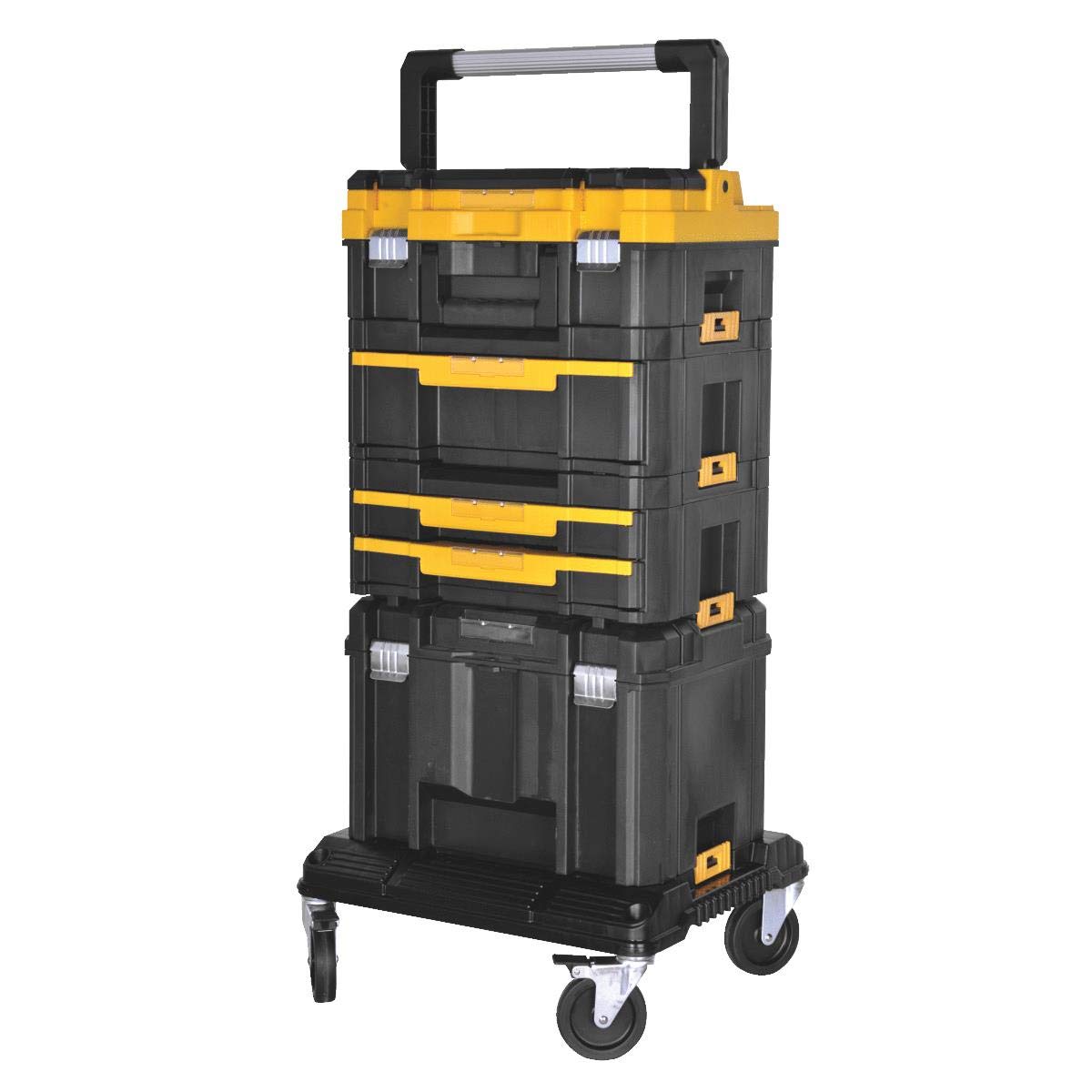 Tool Storage DEWALT Organizer Cart, Use With TSTAK System, Heavy Duty Wheels for Rolling, Organizer for Jobsites (DWST17889)
