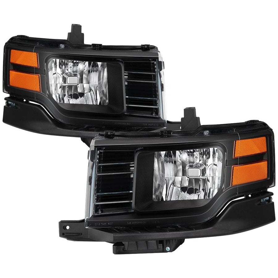 OEM Style Xtune Headlights (HD-JH-FFLEX09-AM-BK)