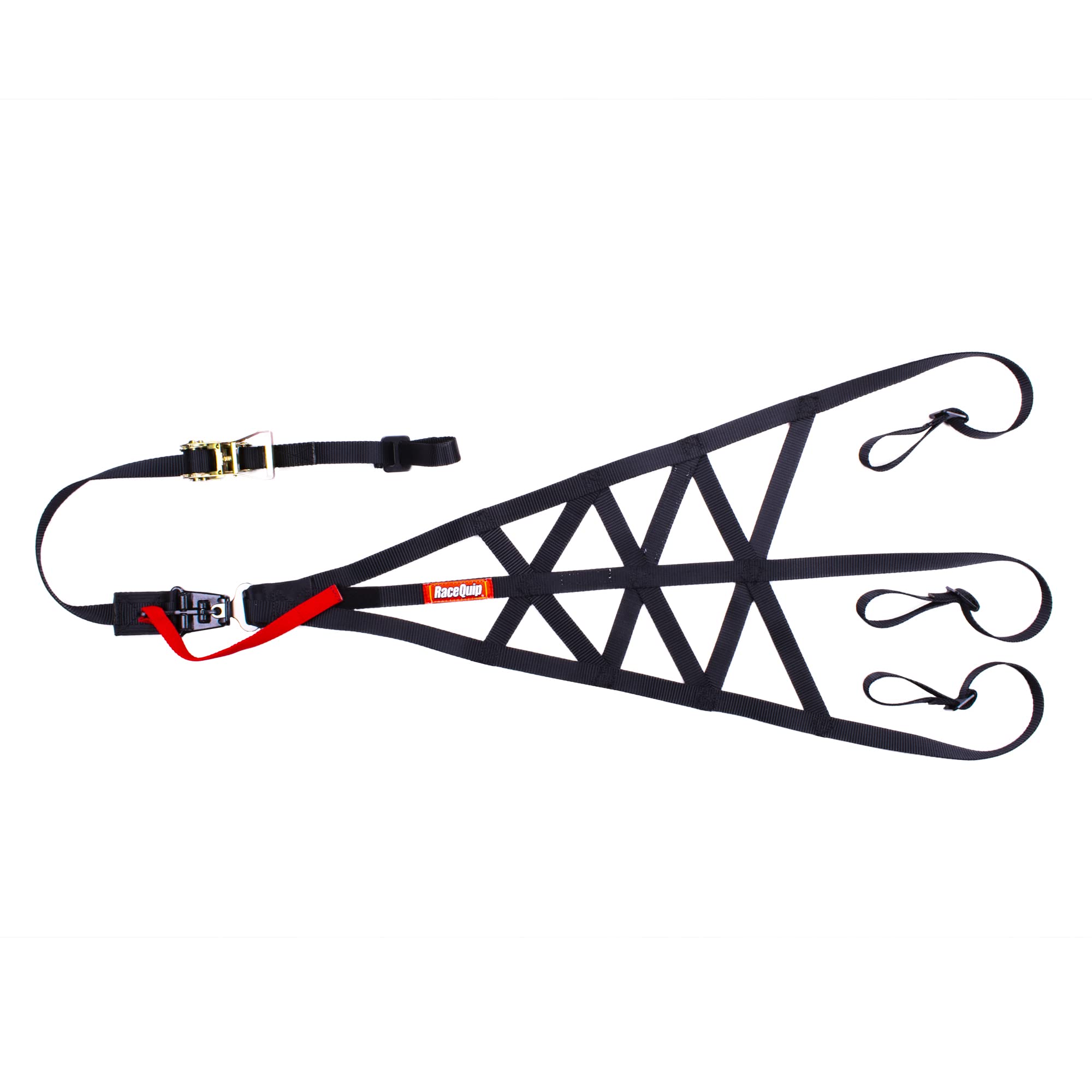 Window Net RaceQuip 828998RQP SFI 37.1 1 in Webbing Quick Disconnect Triangle Black