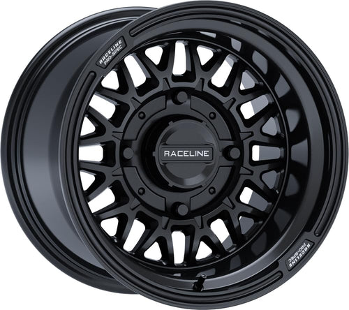 Omega Raceline Black Wheel with Gloss (15 x 1. inches /4 x 137 mm, 1 mm Offset)