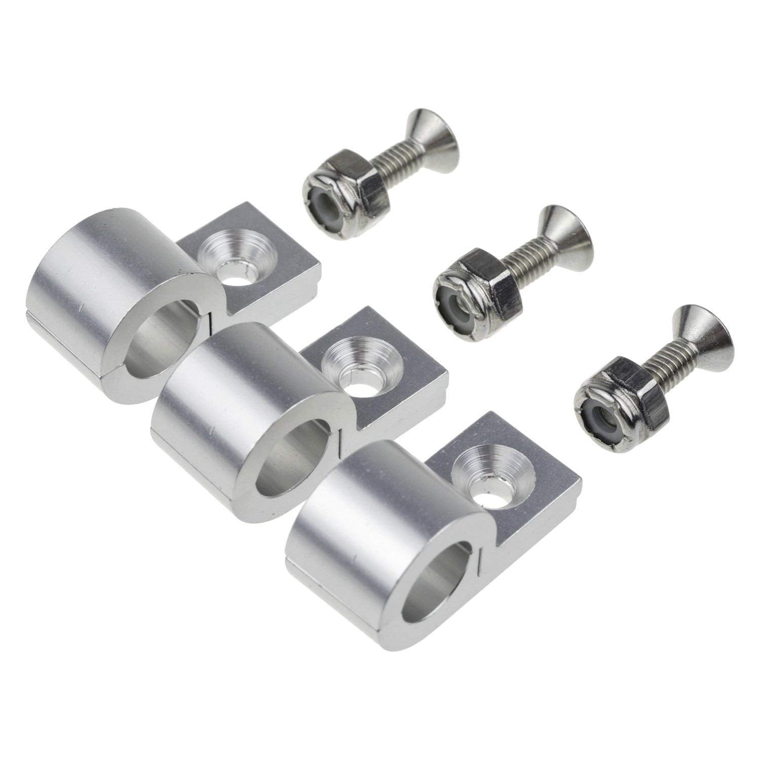 5/16" Polished Aluminum Line Clamp Red Horse Performance 320-516-5