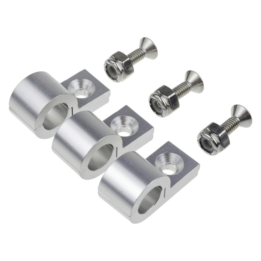 5/16" Polished Aluminum Line Clamp Red Horse Performance 320-516-5