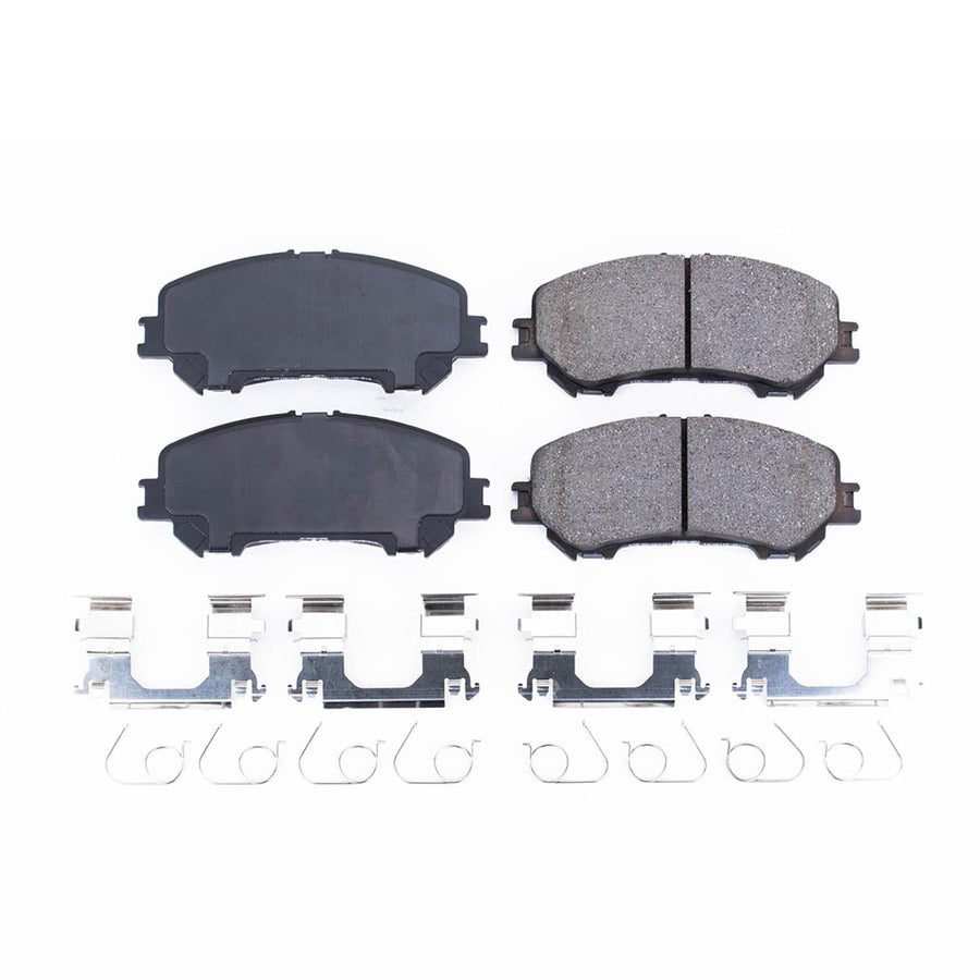 Power Stop Brake Kit Front For Nissan Qashqai 2017-22 |Rogue 2014-20 |Rogue Sport 2017-22 - Ceramic Brake Pads With Installation Hardware, 17-1737