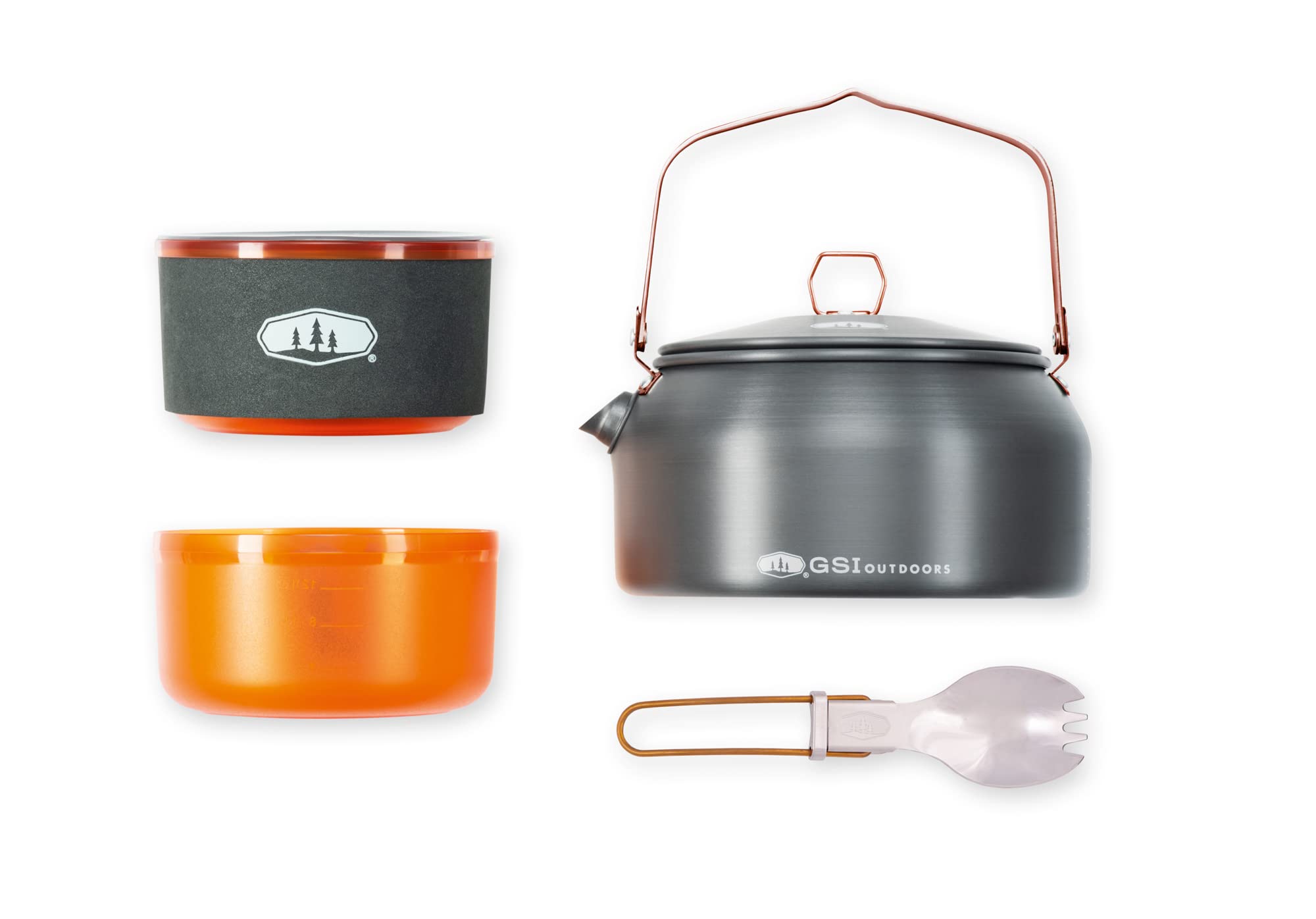 Halulite Ketalist GSI Outdoors, Ultralight Backpacking Kettle and Eating Set