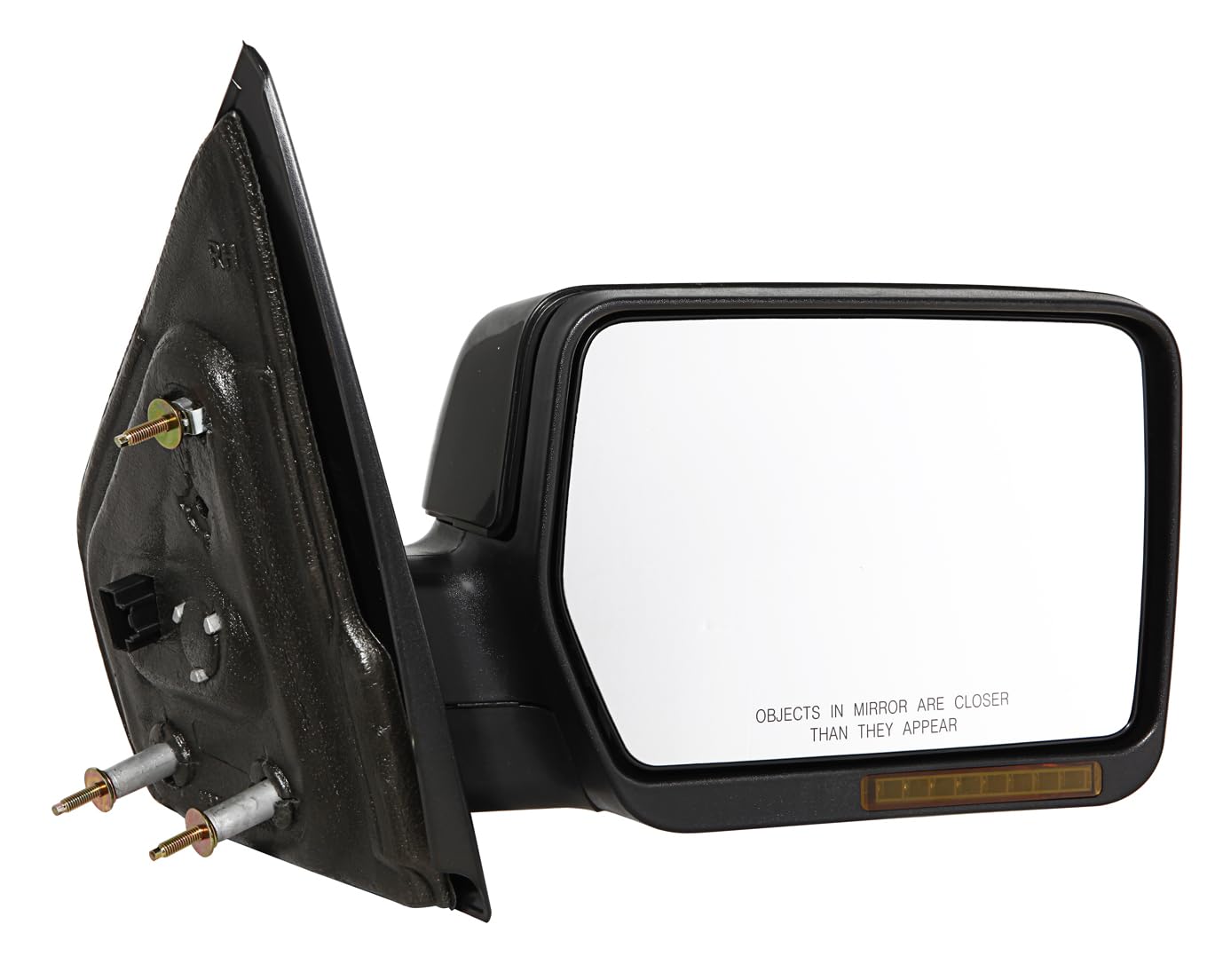 For Ford F-150 07-08 Power Heated SGL without PUDDLE Light Mirror Passenger Side (PTM) | DOT Certified 8L3Z 17682 RA | ACK FO1321333