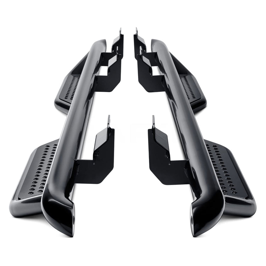 SteelCraft 3" HD Series Cab Length 80-23800 Black Round Step Boards